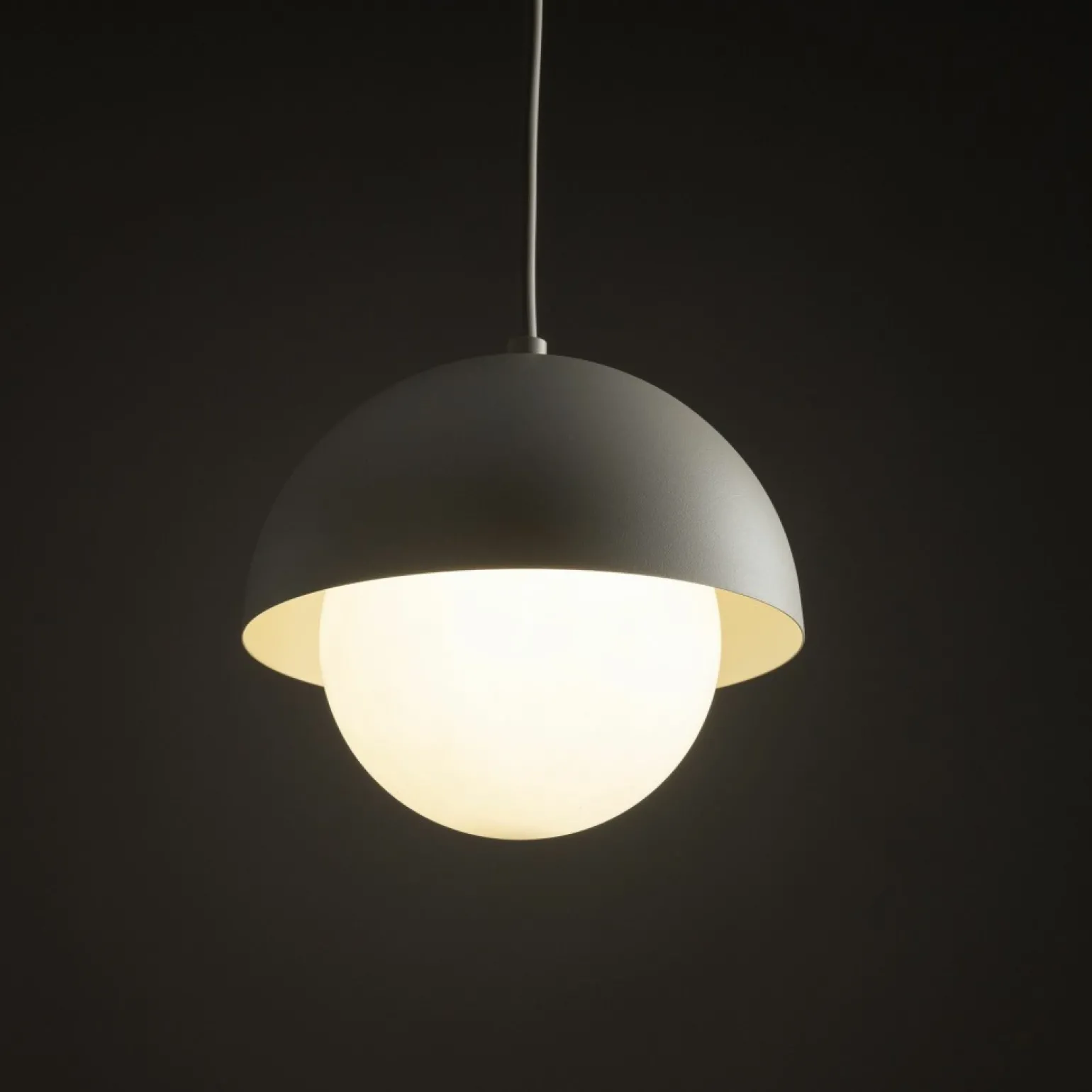 Hot Lampa wisząca z podwójnym kloszem TK 10205 BONO BEIGE | Kaja Żyrandole Nowoczesne