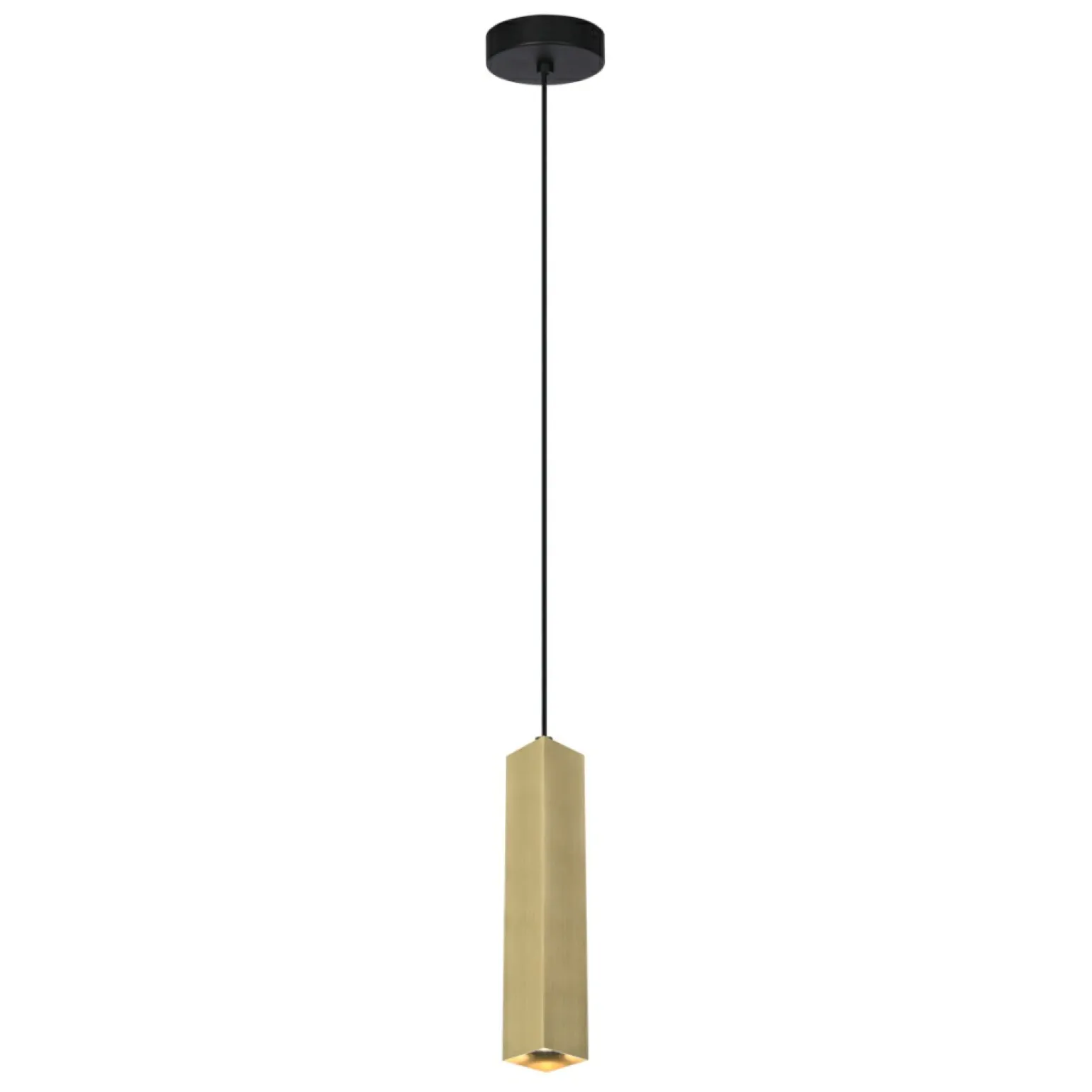 Discount Lampa wisząca z pojedynczą złotą końcówką PND-28394-1-GD ANDER | Kaja Żyrandole Nowoczesne