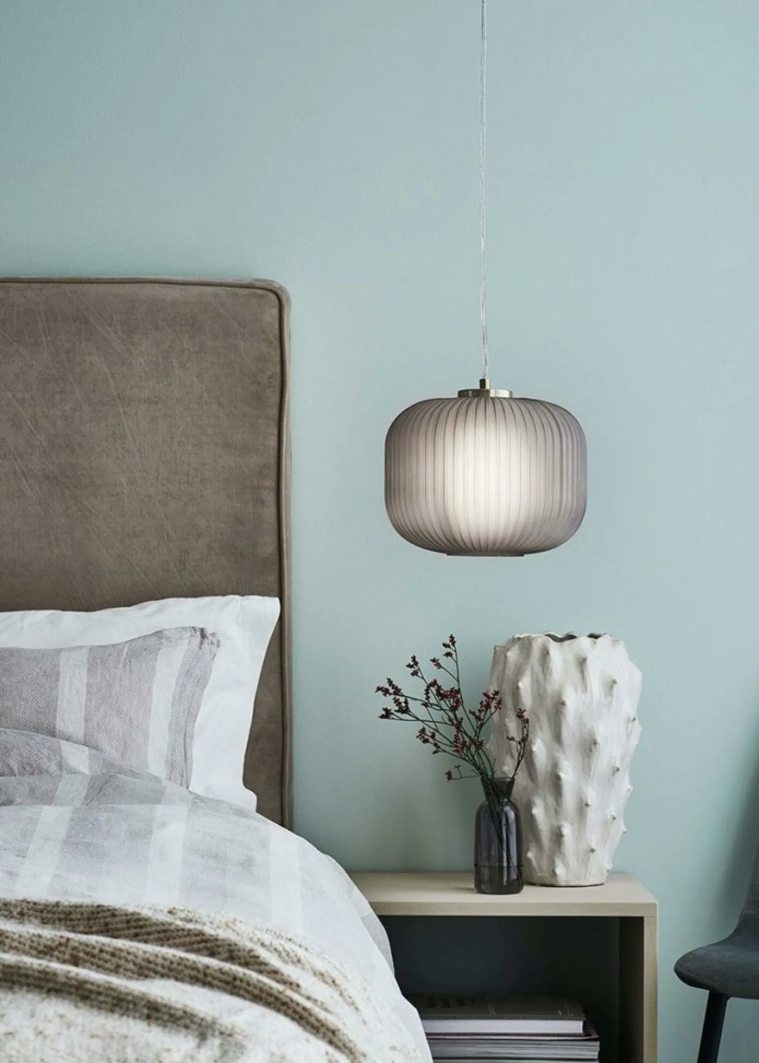Sale Lampa wisząca z przydymionym kloszem 107919 | Kaja Oświetlenie Żyrandole Nowoczesne