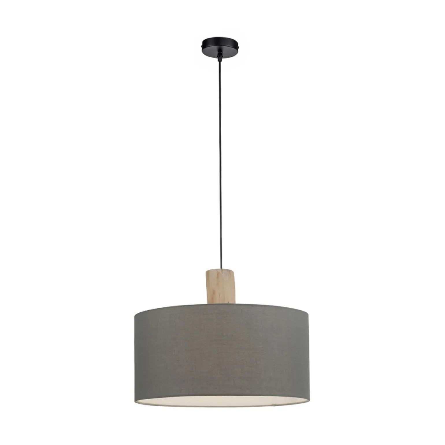 Discount Lampa wisząca z m abażurem 15112-15 z serii LINEN | Kaja Żyrandole Nowoczesne