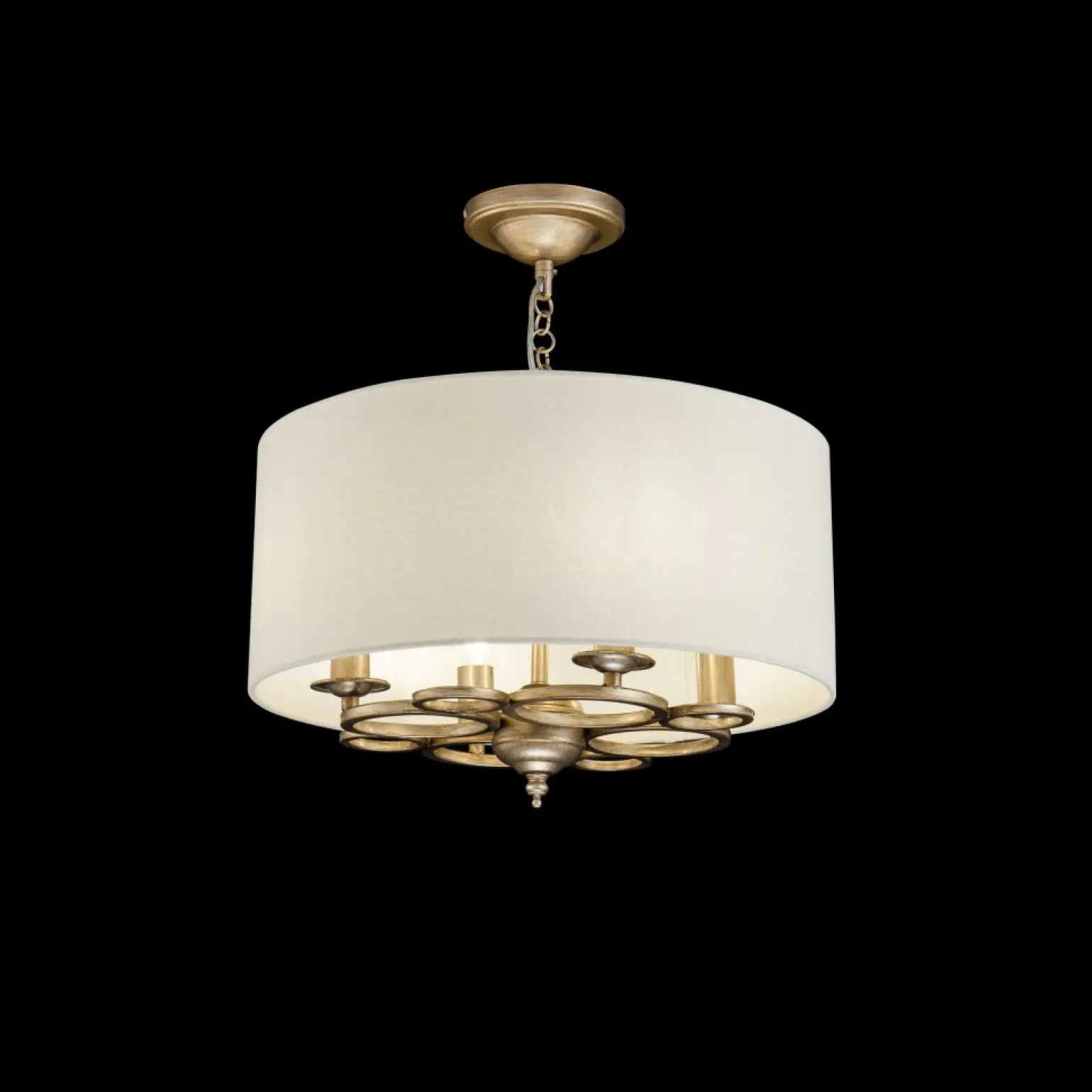 Cheap Lampa wisząca z szerokim abażurem H007PL-04G ANNA | Kaja Oświetlenie Żyrandole Nowoczesne