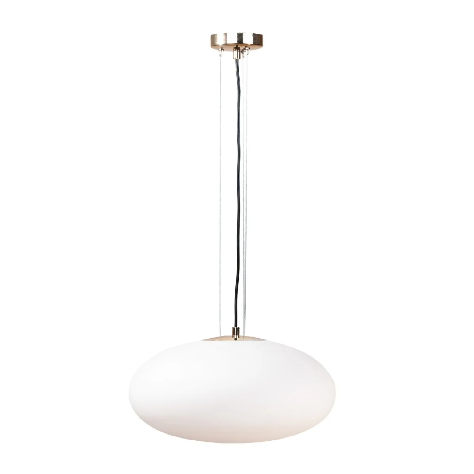 Best Sale Lampa wisząca z szerokim, białym kloszem ZM 1181 OMI | Kaja Żyrandole Nowoczesne