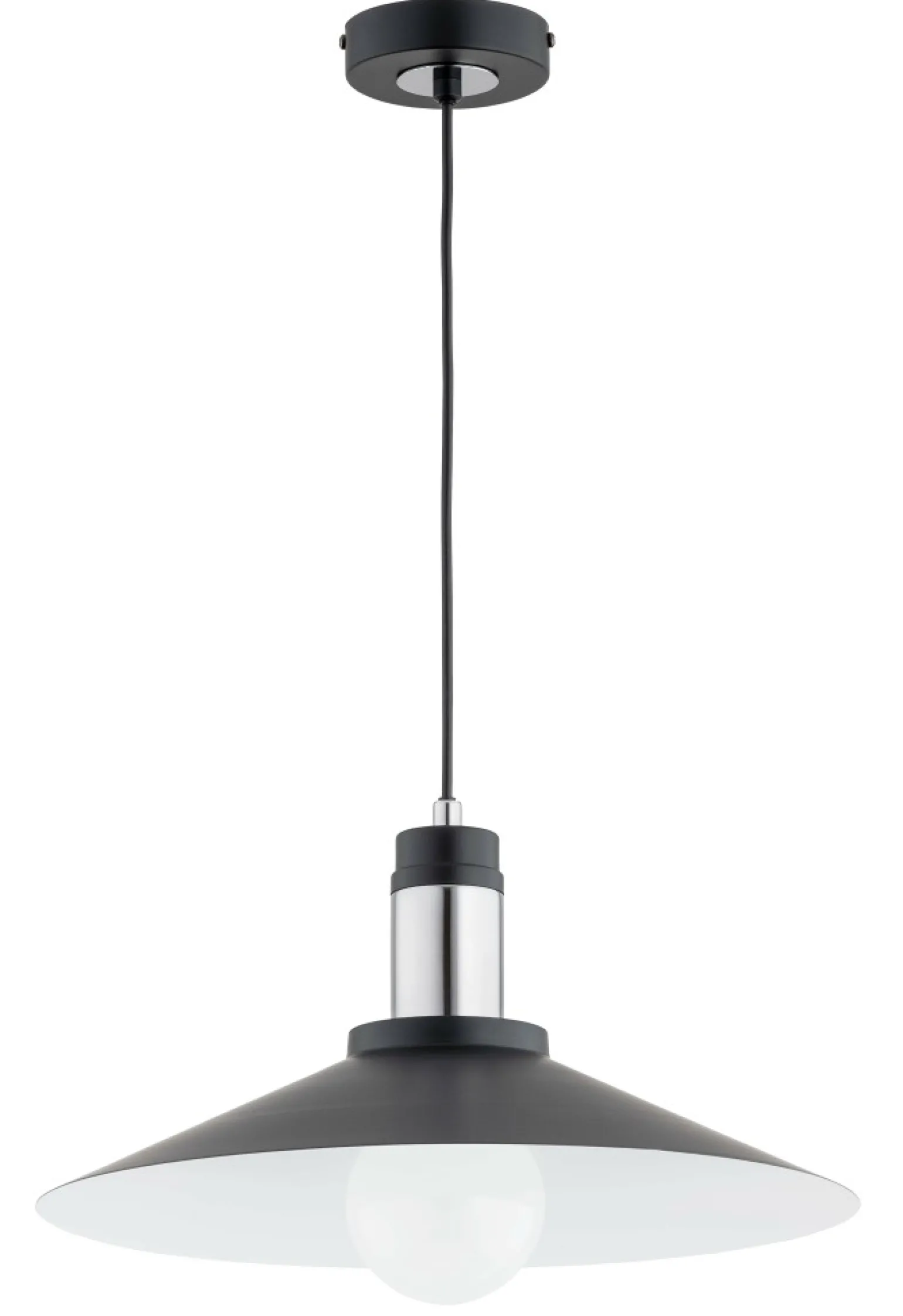 Sale Lampa wisząca z szerokim, metalowym kloszem AL 61279 BOLERO | Kaja Żyrandole Nowoczesne