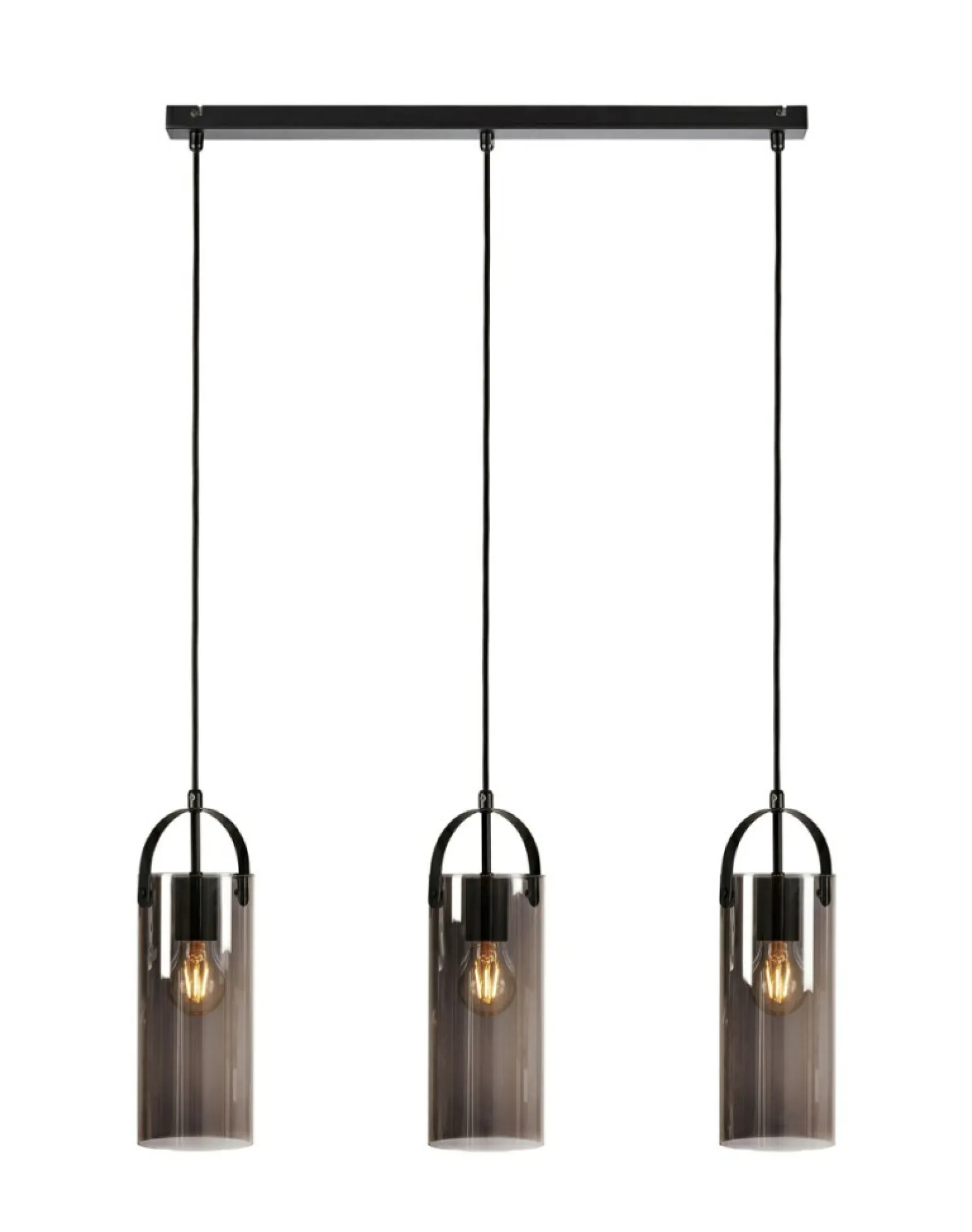Hot Lampa wisząca z trzema kloszami w kształcie tub 108219 | Kaja Żyrandole Nowoczesne