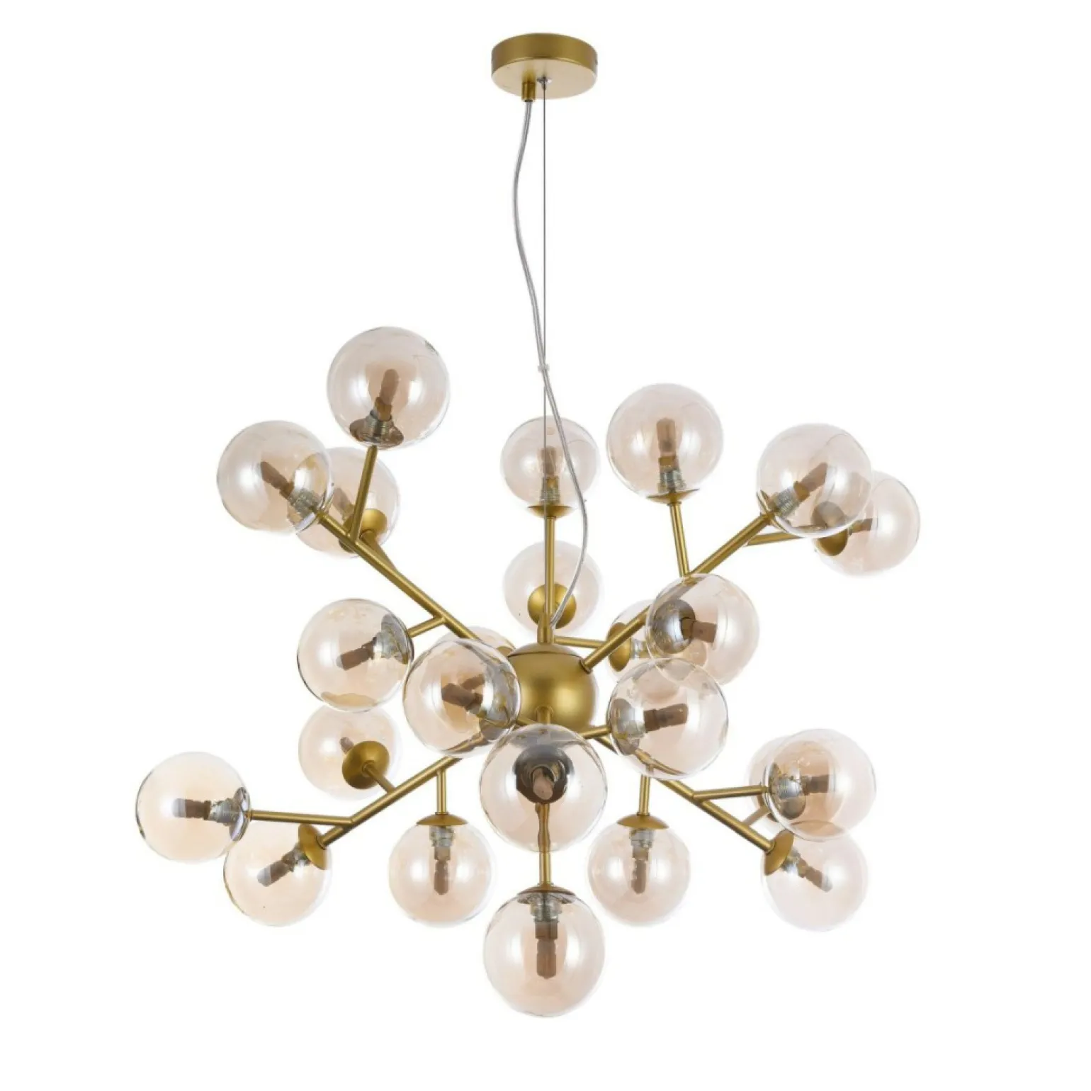 Cheap Lampa wisząca z wieloma kloszami MOD545PL-24G DALLAS | Kaja Żyrandole Nowoczesne