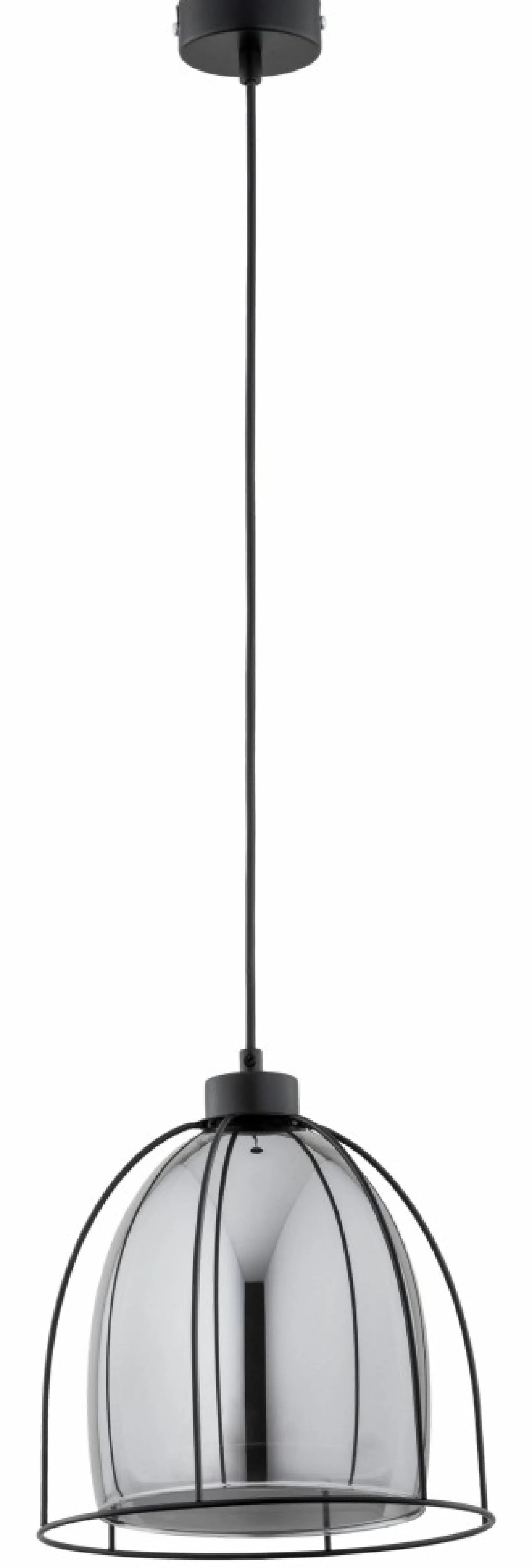 Outlet Lampa wisząca ze smukłym, ciemnym kloszem AL 61242 MARX | Kaja Żyrandole Nowoczesne
