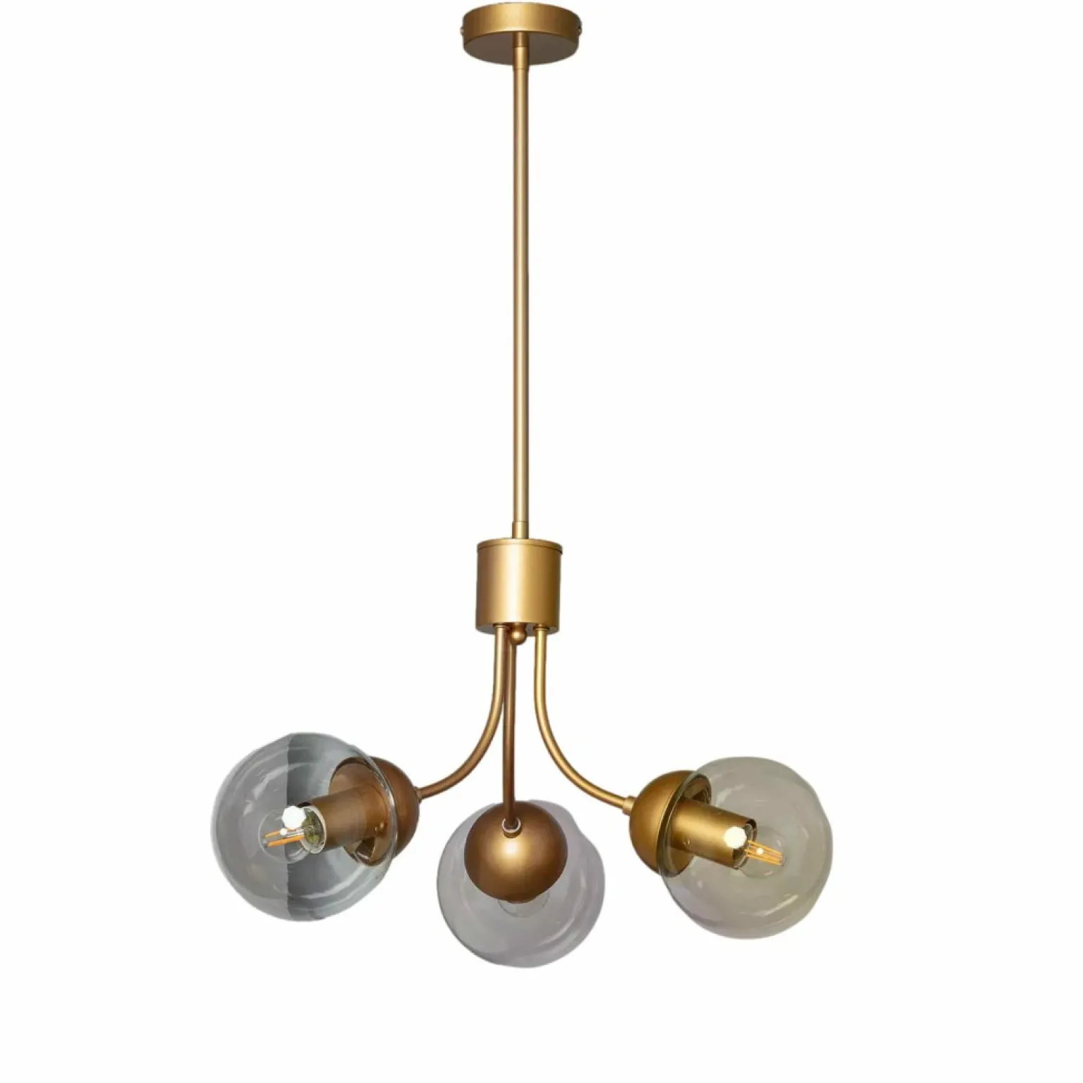 Sale Lampa wisząca ze szklanymi kloszami ABR-LWZK-3XE27 TEMIDA | Kaja Żyrandole Nowoczesne