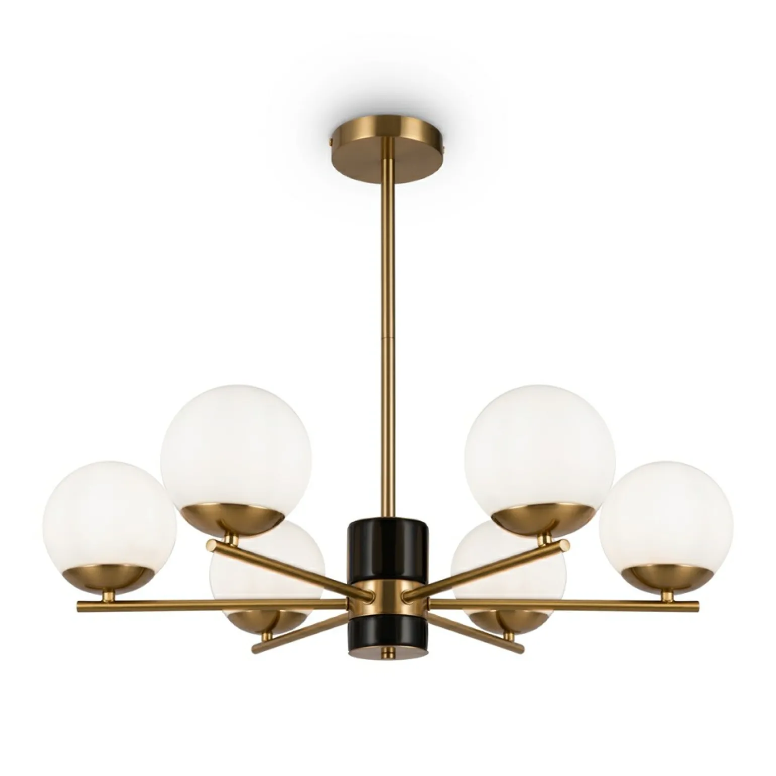 Best Sale Lampa wisząca ze złotą oprawą MOD187PL-06BS z serii MARBLE | Kaja Żyrandole Nowoczesne
