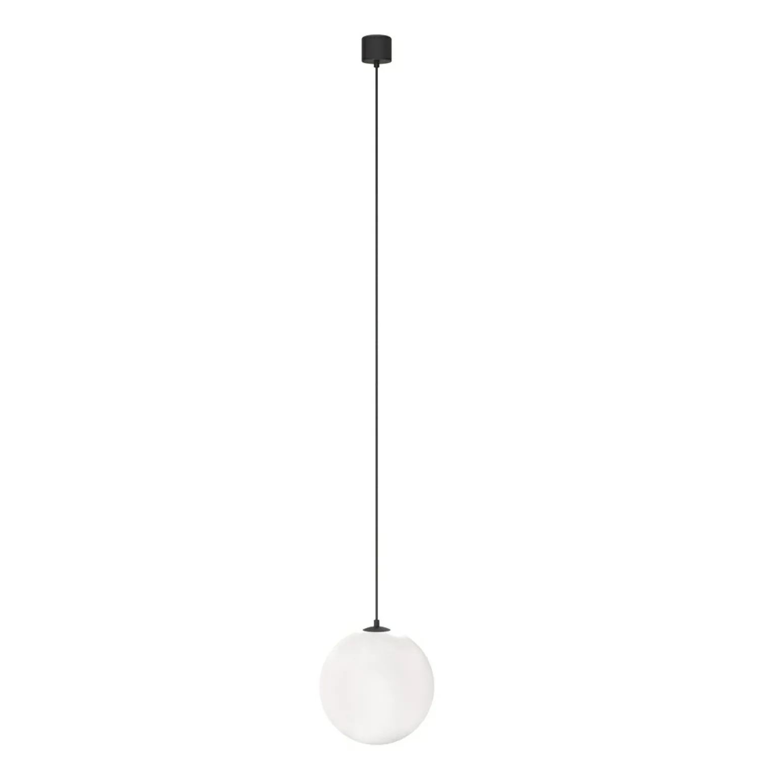Outlet Lampa z białym kloszem LED 3000K ⌀20cm P039PL-5W3K-20-B z serii LUNA Żyrandole Nowoczesne