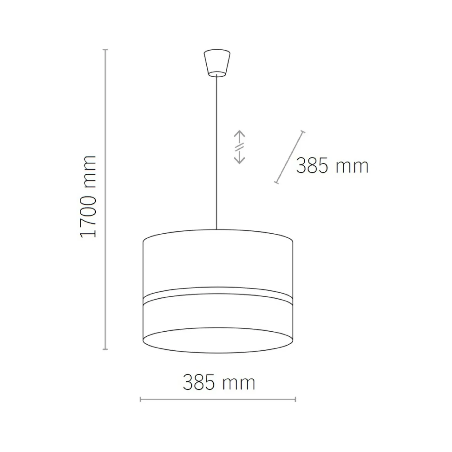 Cheap Lampa z czarno-ratanowym abażurem TK 6543 PAGLIA | Kaja Oświetlenie Żyrandole Nowoczesne