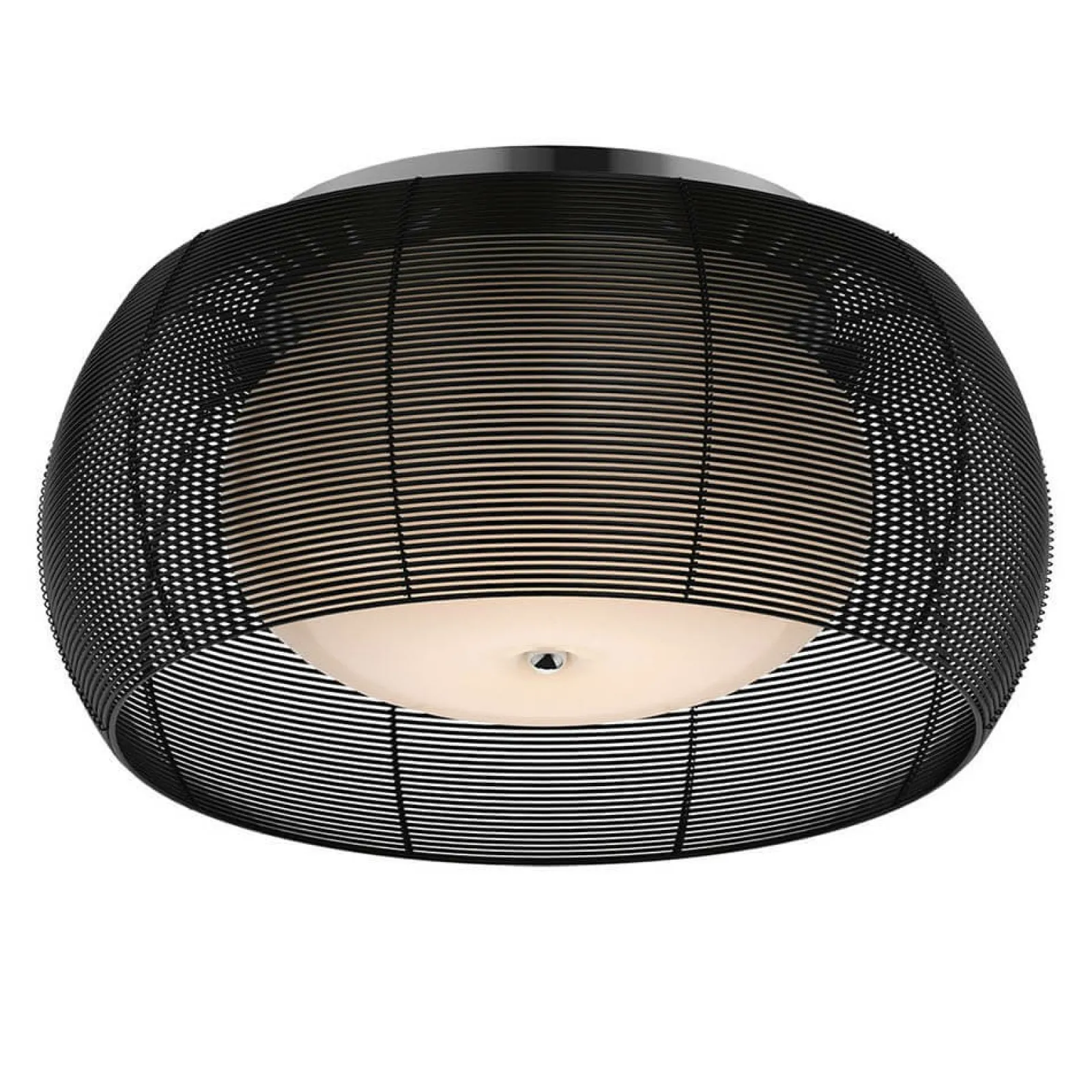 Sklep Kaja Lampa z czarnym drucianym kloszem MX1104-2L black TANGO | Kaja* Plafony Nowoczesne