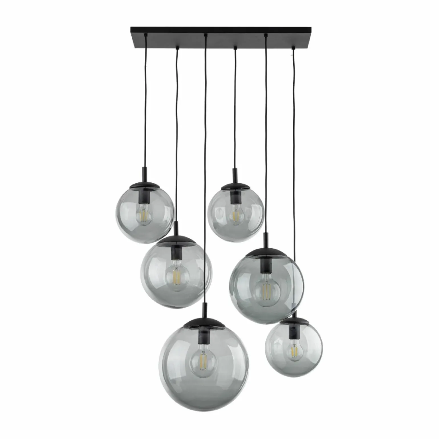 Hot Lampa z kloszami o różnych rozmiarach TK 5384 ESME GRAPHITE | Kaja Żyrandole Nowoczesne