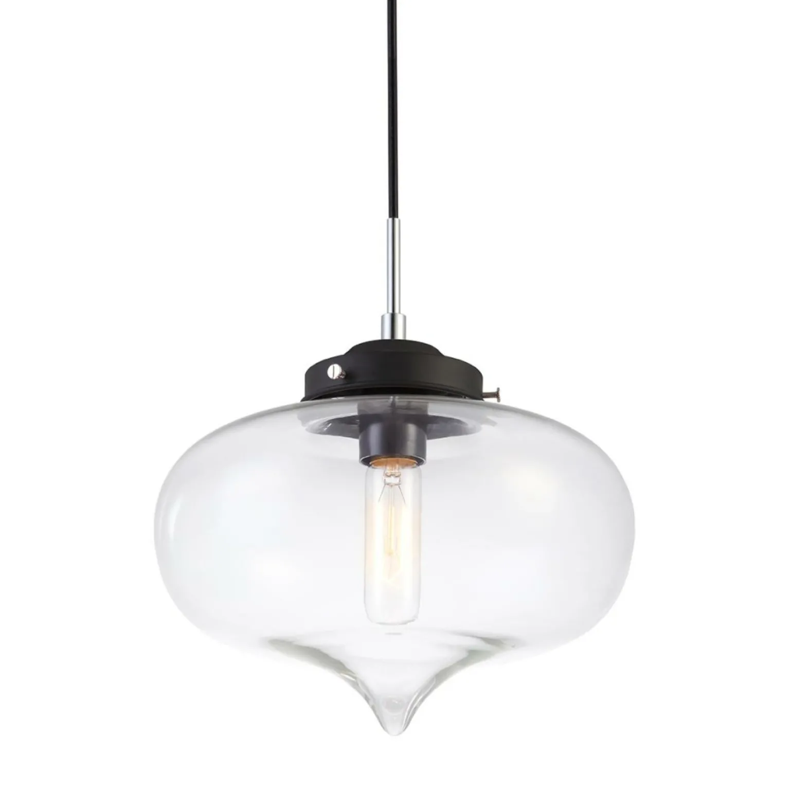 Online Lampa z kloszem o ozdobnym kształcie MDM2096/1 B HEART | Kaja Żyrandole Nowoczesne