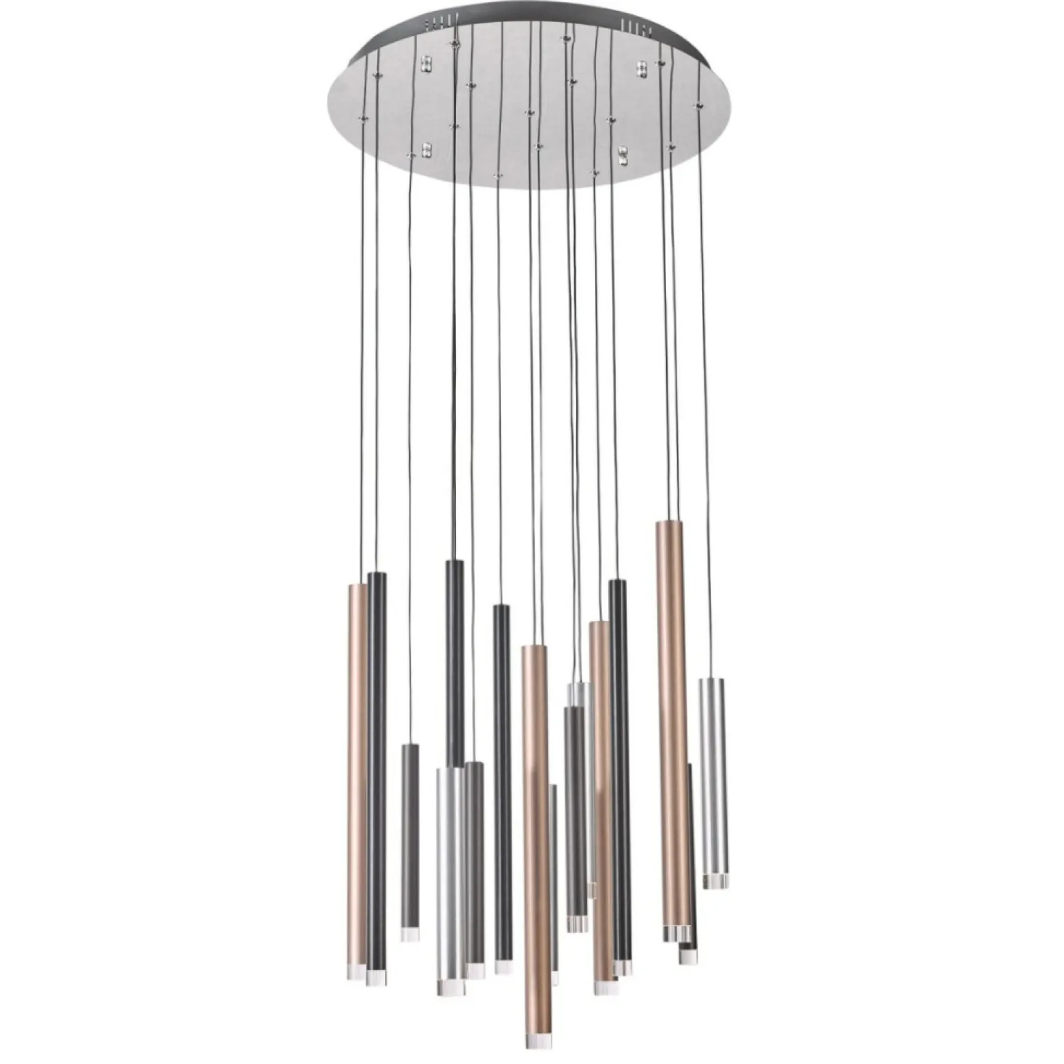 Online Lampa z kolorowymi tubami LED 3000K MD17077-16A REYNA | Kaja Żyrandole Nowoczesne