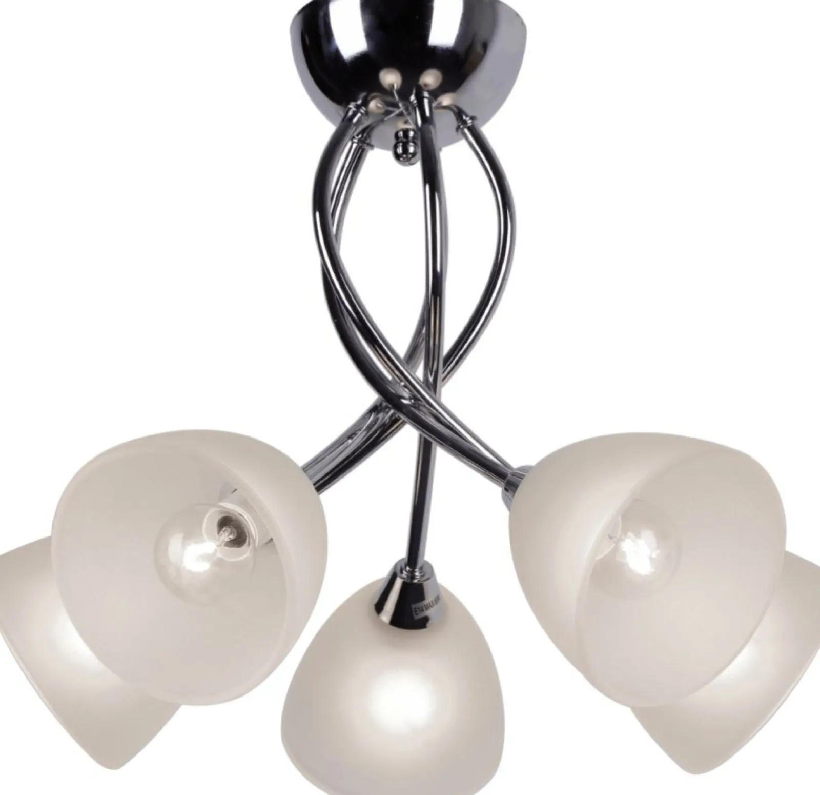 Sklep Kaja Lampa z mlecznymi kloszami K-JSL-6236/5 CHR FAMA | Kaja Oświetlenie* Randole Tradycyjne