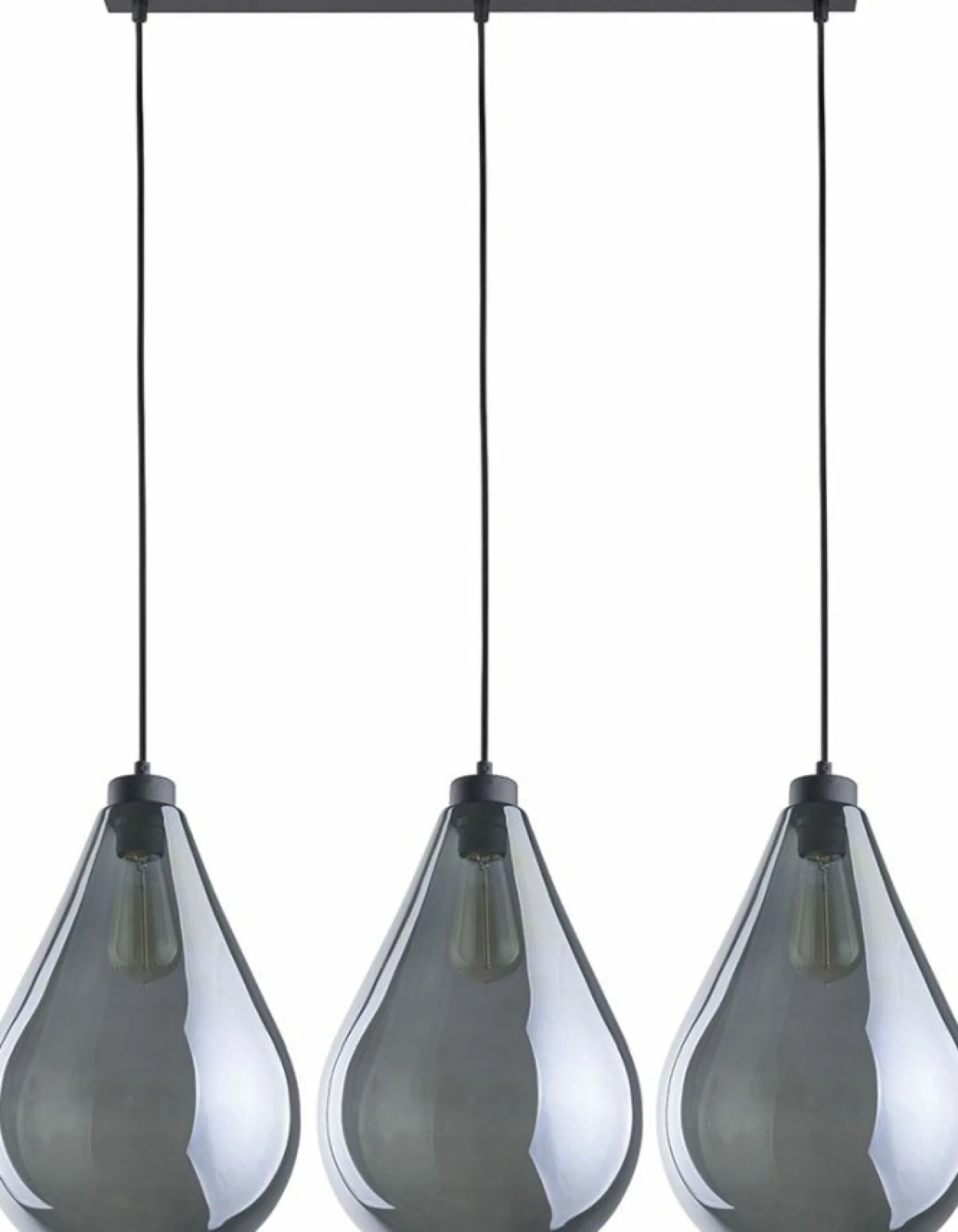 Cheap Lampa z ozdobnymi kloszami imitującymi łezki TK 2792 z serii FUENTE Żyrandole Nowoczesne