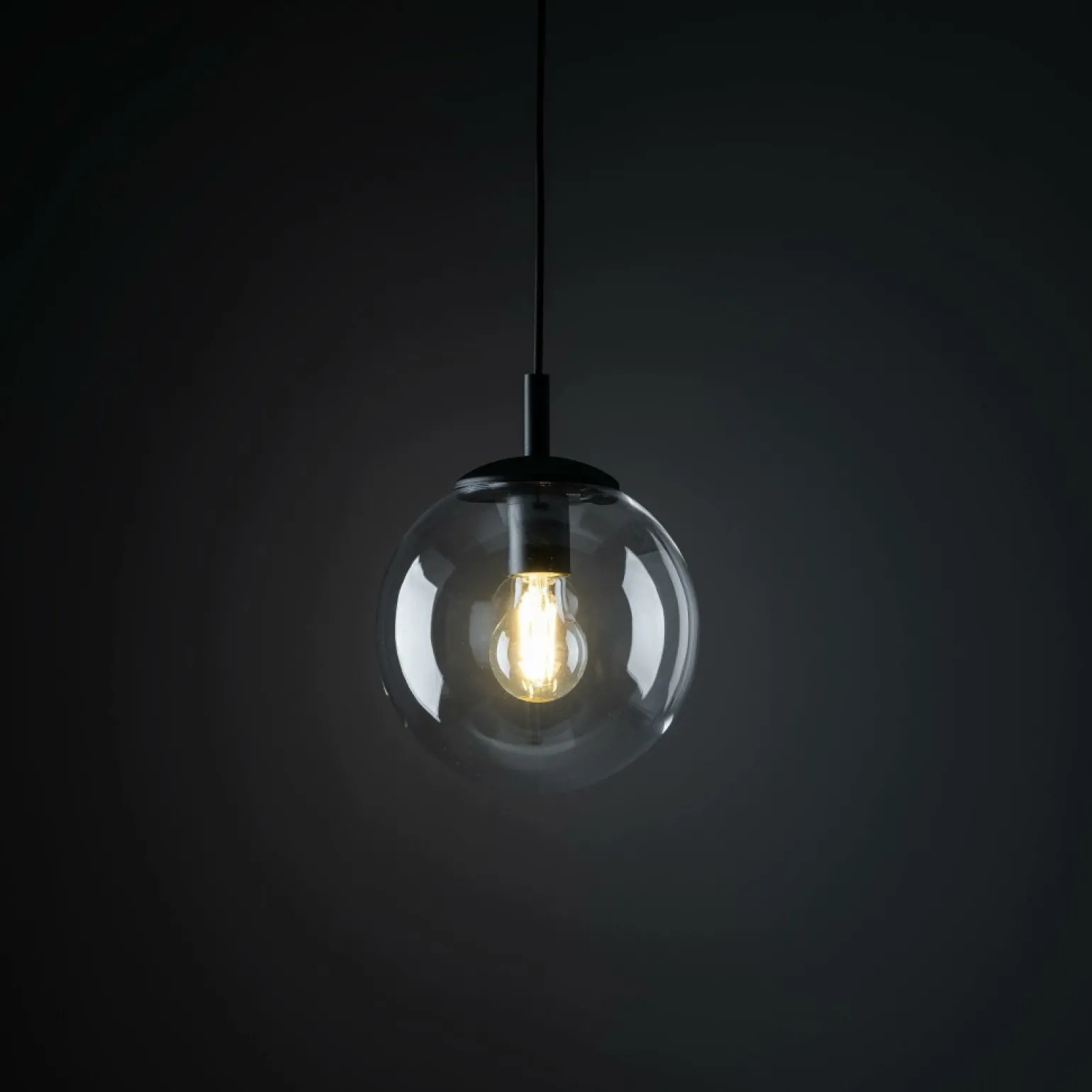 Shop Lampa z przezroczystym kloszem ⌀30cm TK 3267 ESME TRANSPARENT | Kaja Żyrandole Nowoczesne