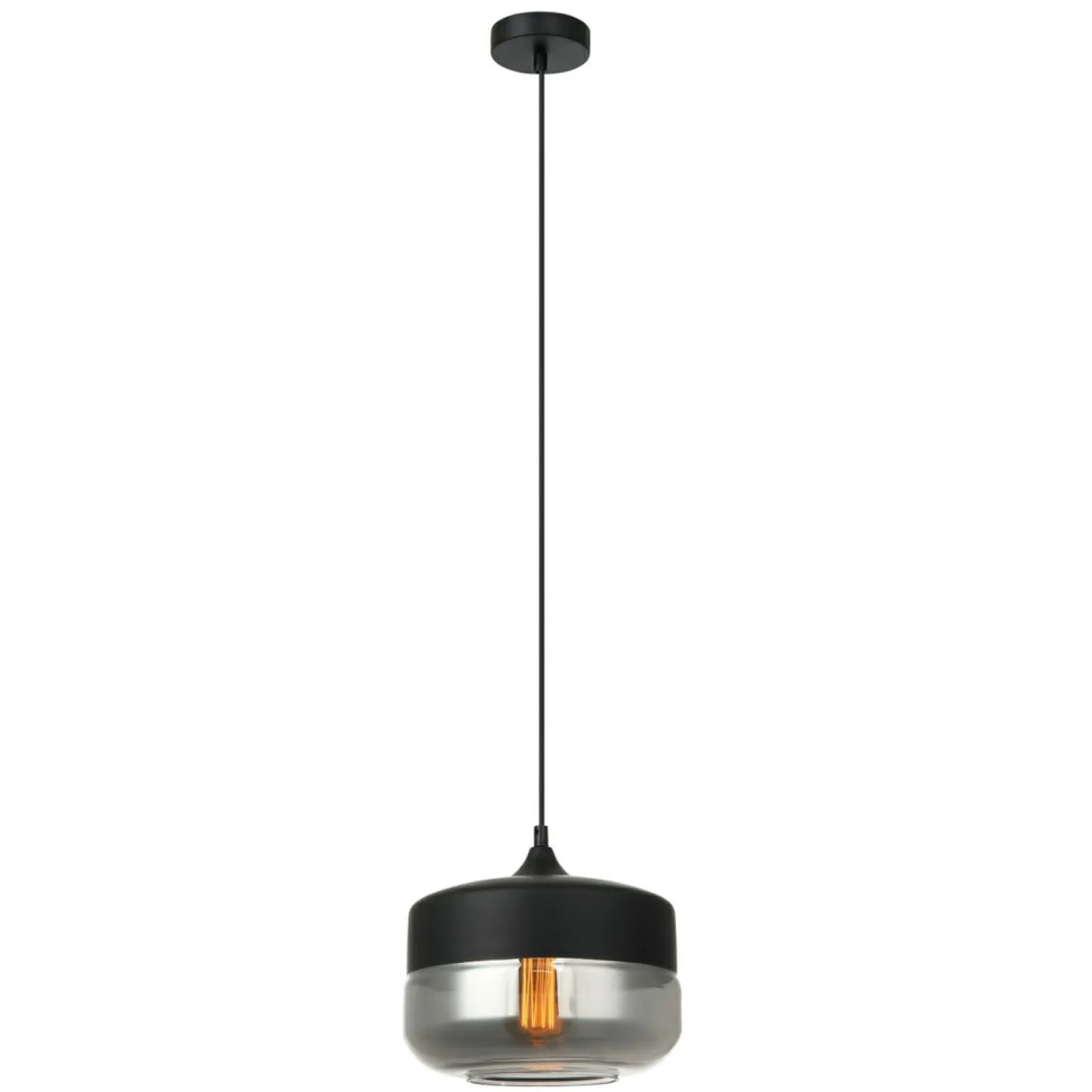 Shop Lampa z szerokim kloszem MDM-2380/1 BK+SG MOLINA | Kaja Oświetlenie Żyrandole Nowoczesne
