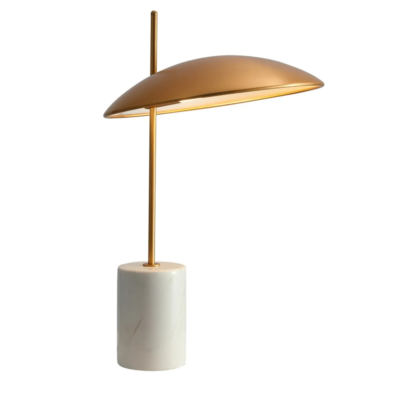 Sklep Kaja Lampka na marmurowej podstawie TB-203342-1-GD VILAI | Kaja Oświetlenie* Nowoczesne Lampki Stołowe | Lampy Led