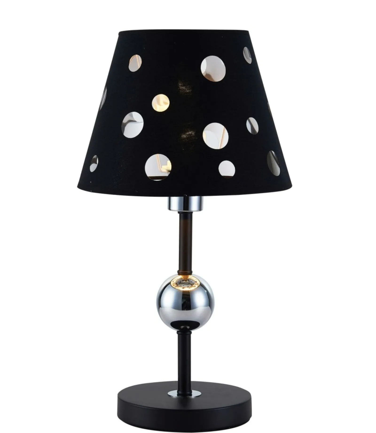 Sklep Kaja Lampka stołowa czarna elegancka LEDEA 50501107 BATLEY | Kaja* Nowoczesne Lampki Stołowe