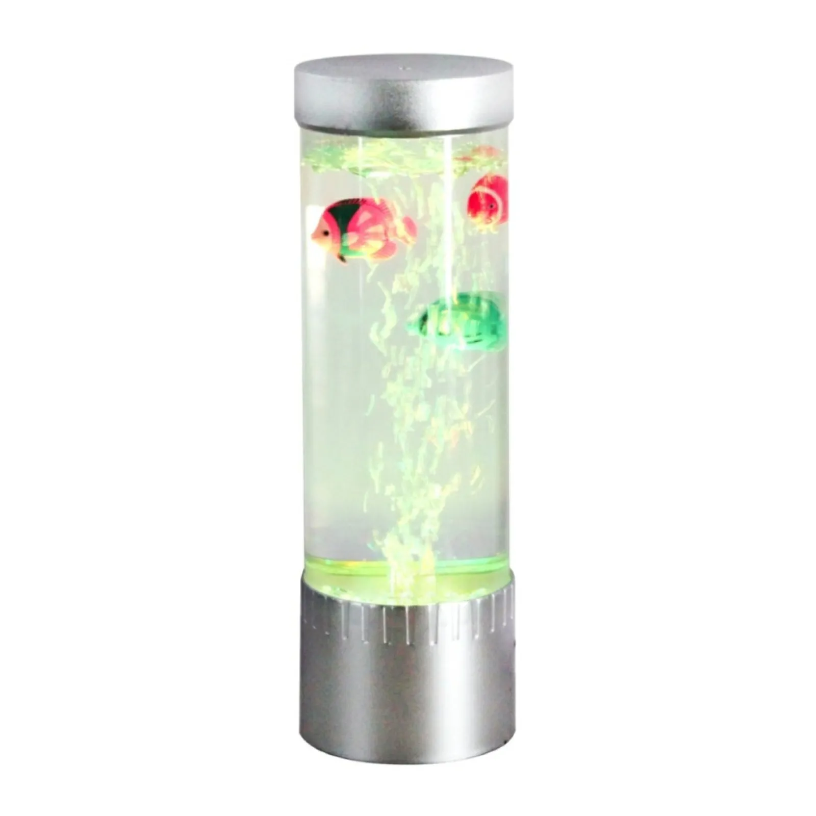 Sklep Kaja Lampka stołowa z pływającymi rybkami ZM 89245 AQUA | Kaja Oświetlenie* Lampy Led | Nowoczesne Lampki Stołowe