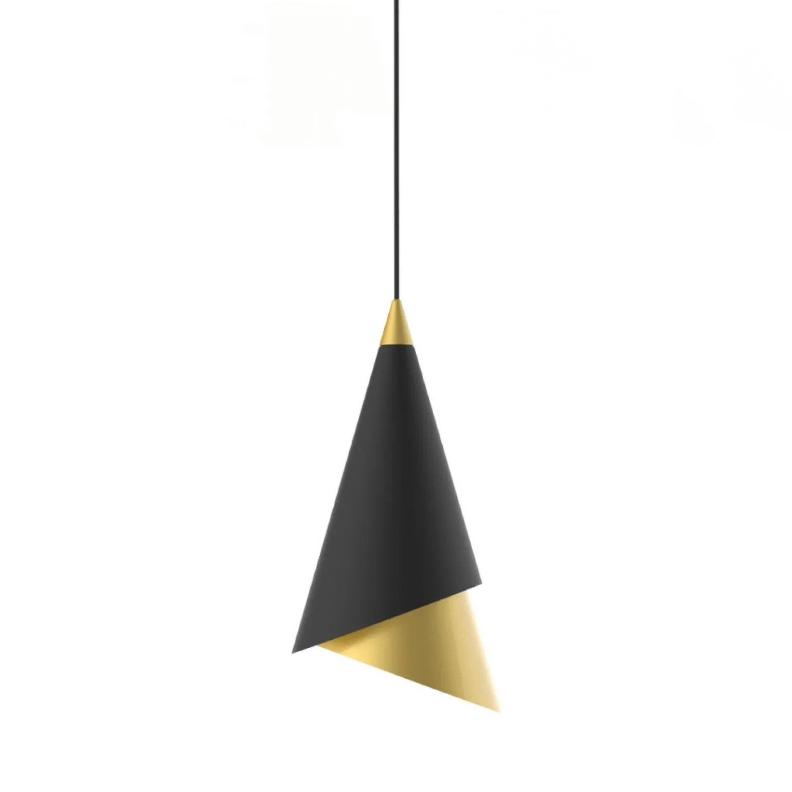 Fashion Ledowa, dekoracyjna lampa wisząca PND-433128-1B RAALTO | Kaja Żyrandole Nowoczesne