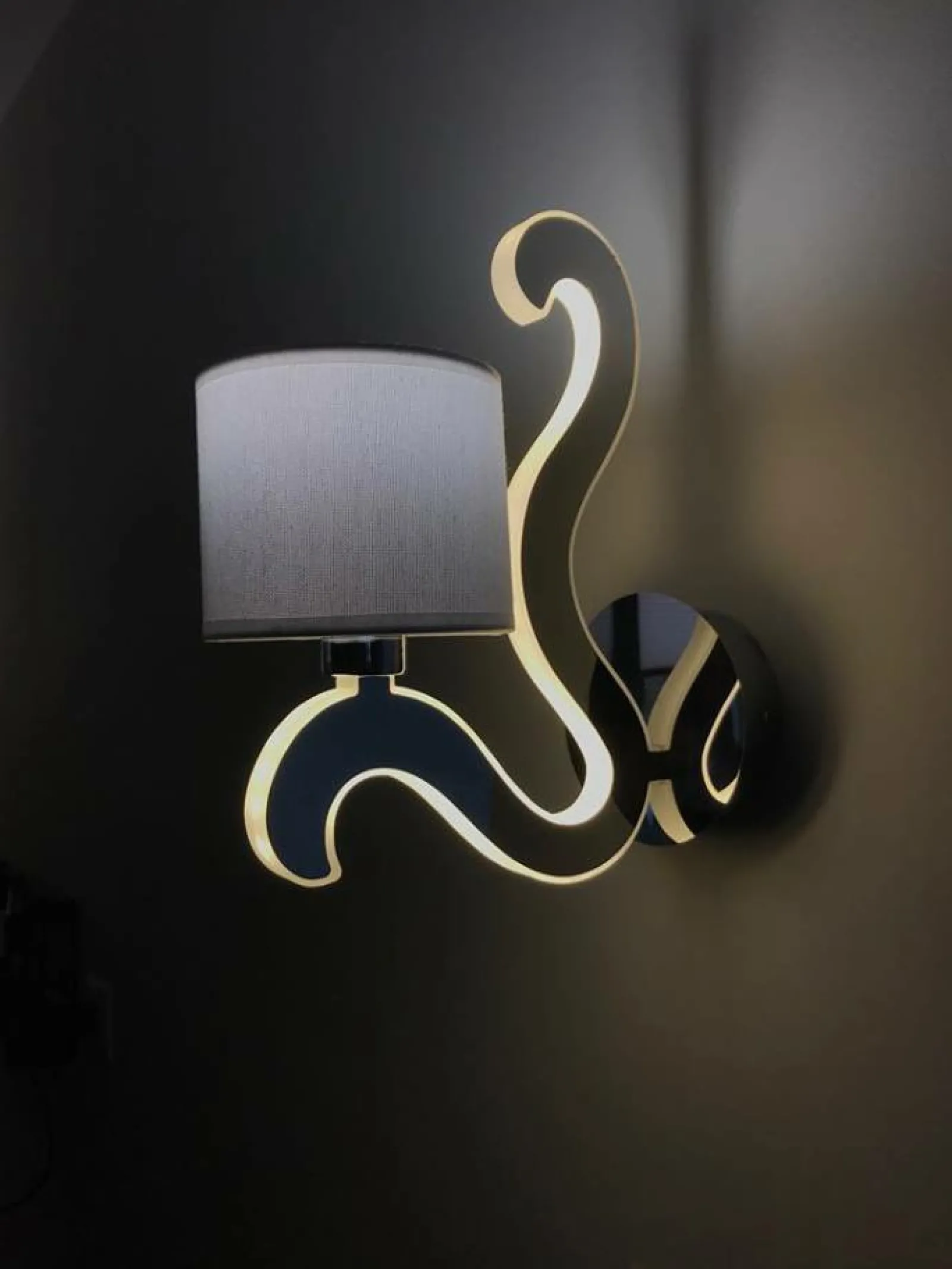 Sklep Kaja Ledowa lampa ścienna z abażurem E14 21-33864 AMBROSIA | Kaja* Kinkiety Tradycyjne