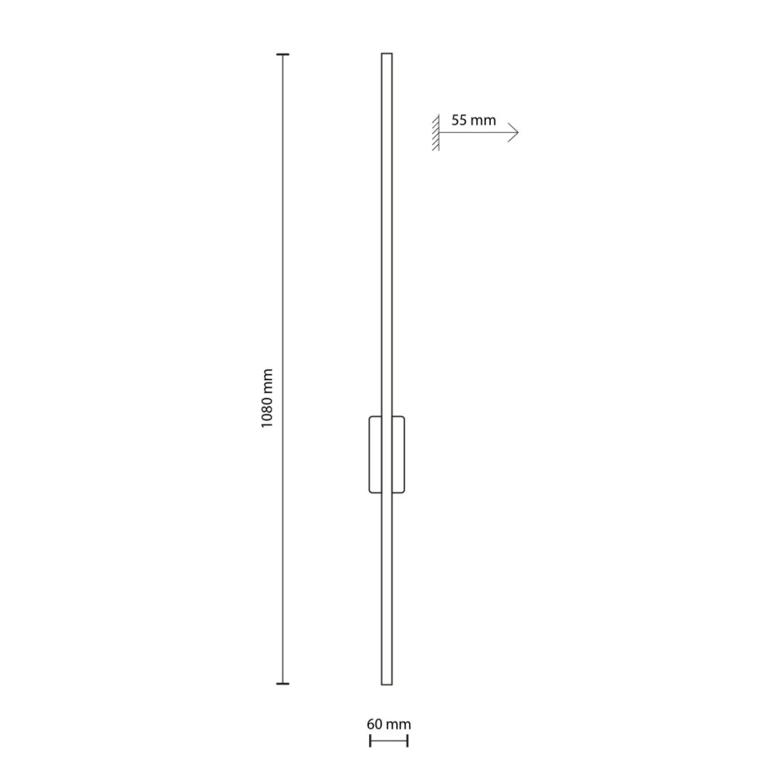 Sklep Kaja Ledowa lampa ścienna z drewnem TK 6431 FLASH WOOD | Kaja Oświetlenie* Lampy Led
