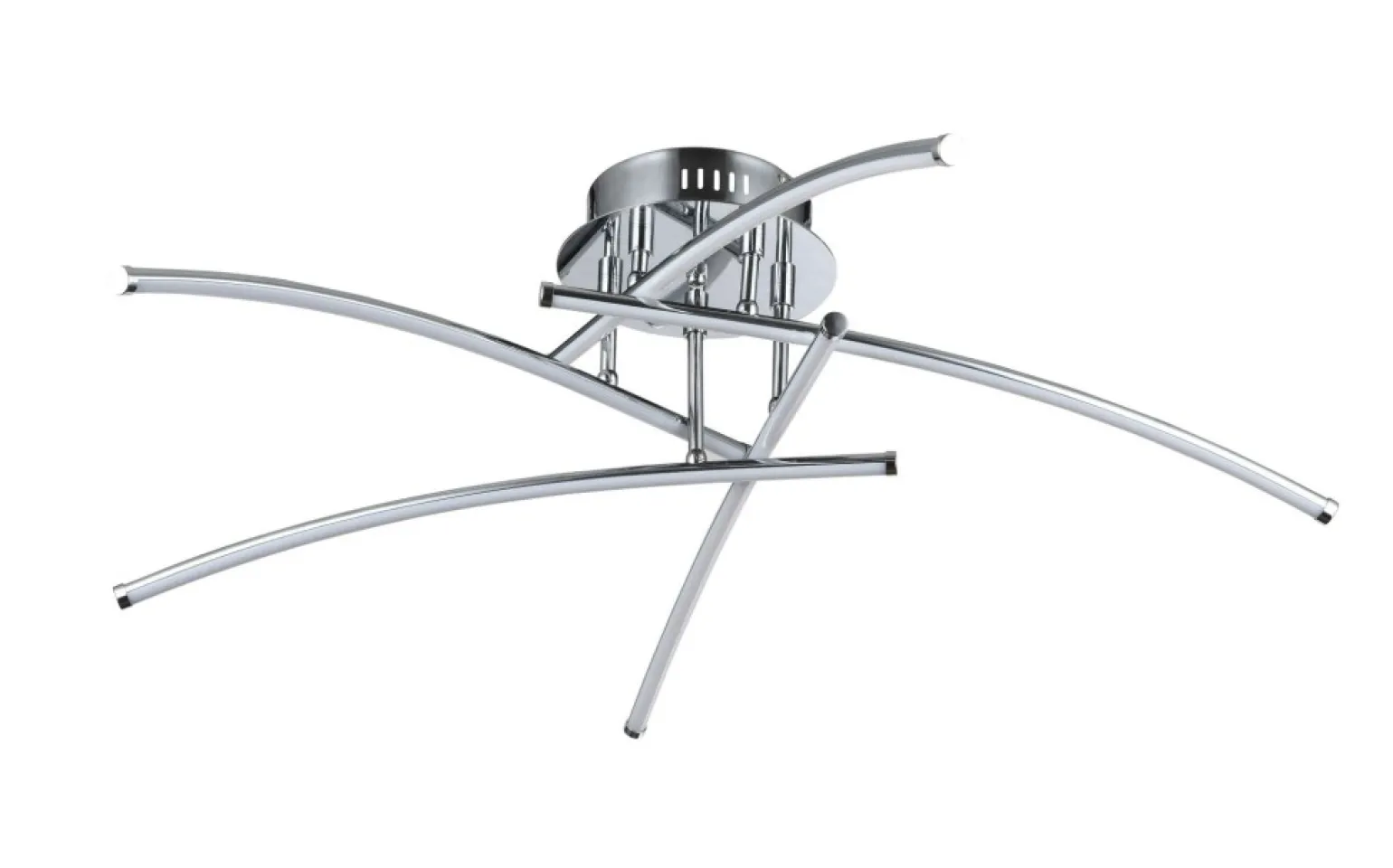 Cheap Ledowa lampa sufitowa, chromowa MOD212-05-N z serii PLUTO Żyrandole Nowoczesne