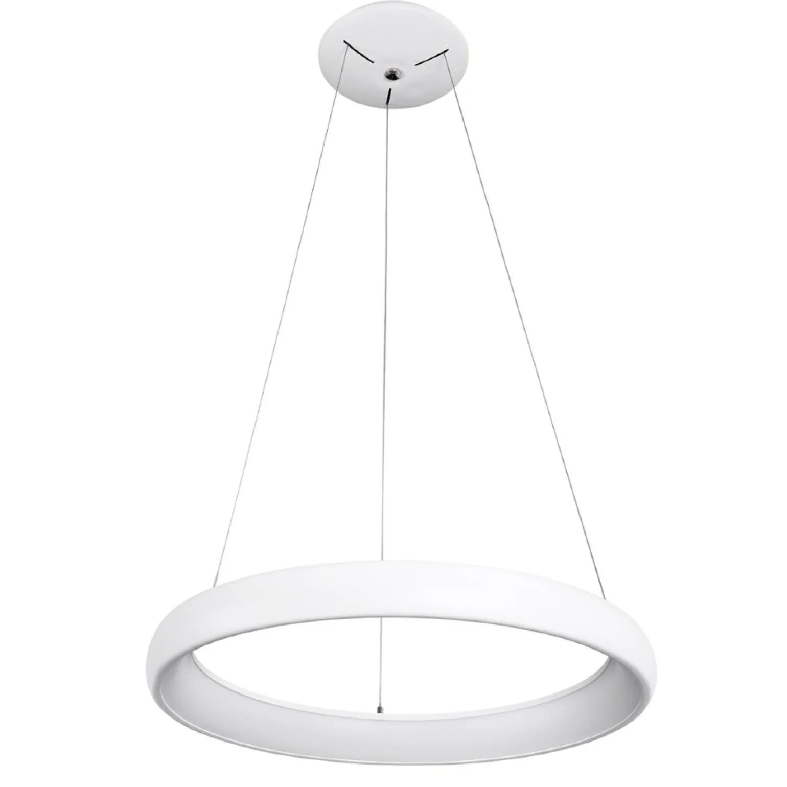 New Ledowa lampa wisząca ⌀61cm 5280-850RP-WH-3 ALESSIA | Kaja Oświetlenie Żyrandole Nowoczesne