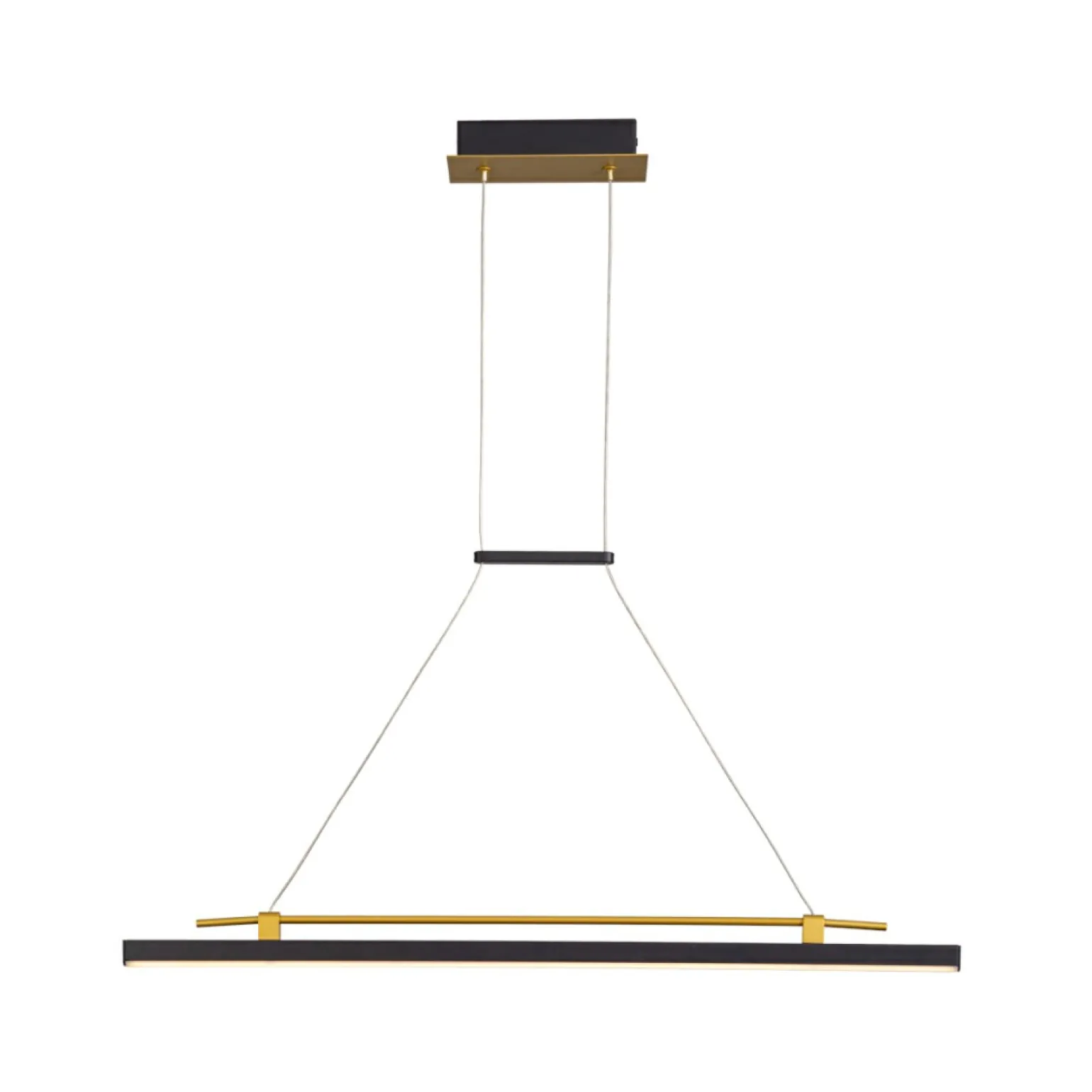 Fashion Ledowa lampa wisząca nad stół PND-54638F-16W-3K-BK-GD MERLOT | Kaja Żyrandole Nowoczesne