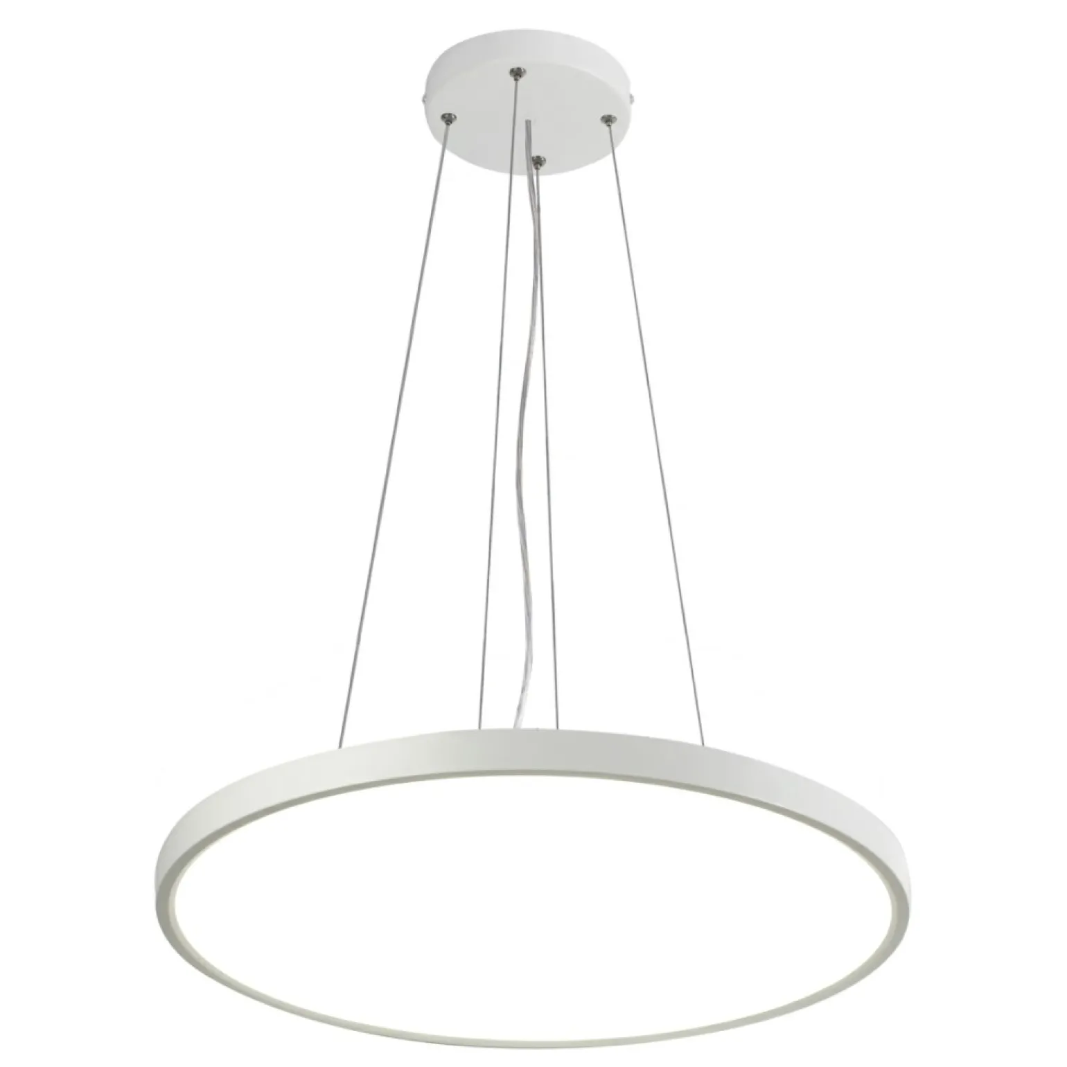 Cheap Ledowa lampa wisząca, tarcza ⌀40 PND-35263-400R-32W-WH CALVI | Kaja Żyrandole Nowoczesne