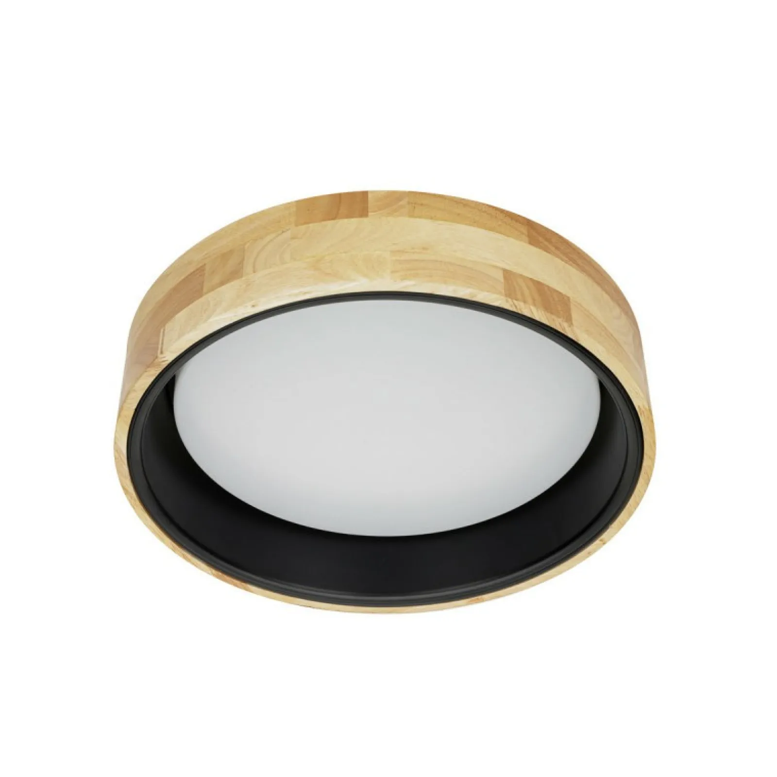 Sklep Kaja Ledowy, drewniany plafon ⌀35cm PLF-4350-20W-WD-BK-4K z serii CAMPELO* Lampy Led | Plafony Nowoczesne