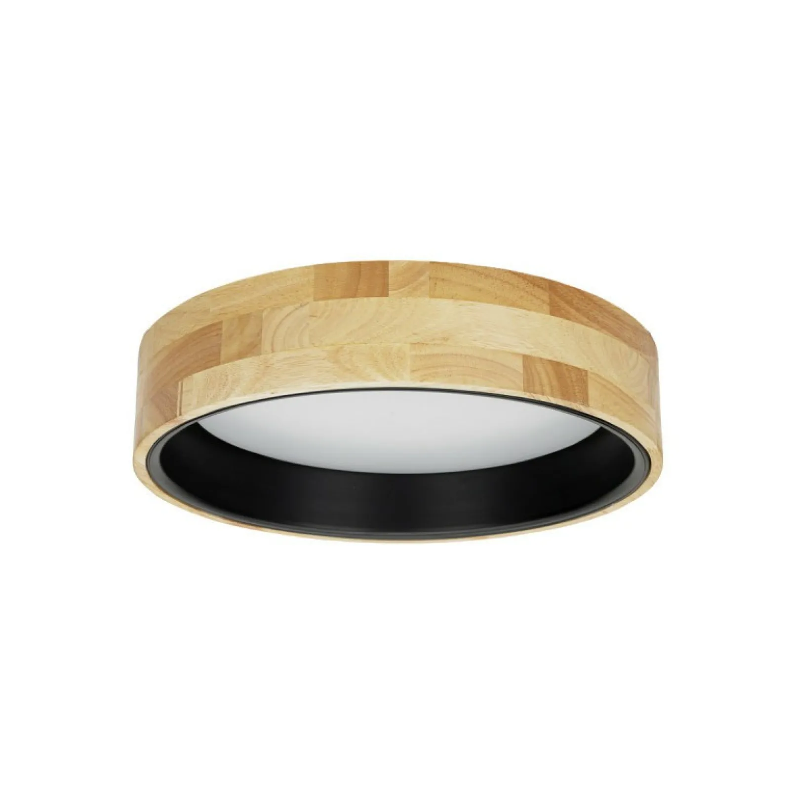 Sklep Kaja Ledowy, drewniany plafon ⌀35cm PLF-4350-20W-WD-BK-4K z serii CAMPELO* Lampy Led | Plafony Nowoczesne