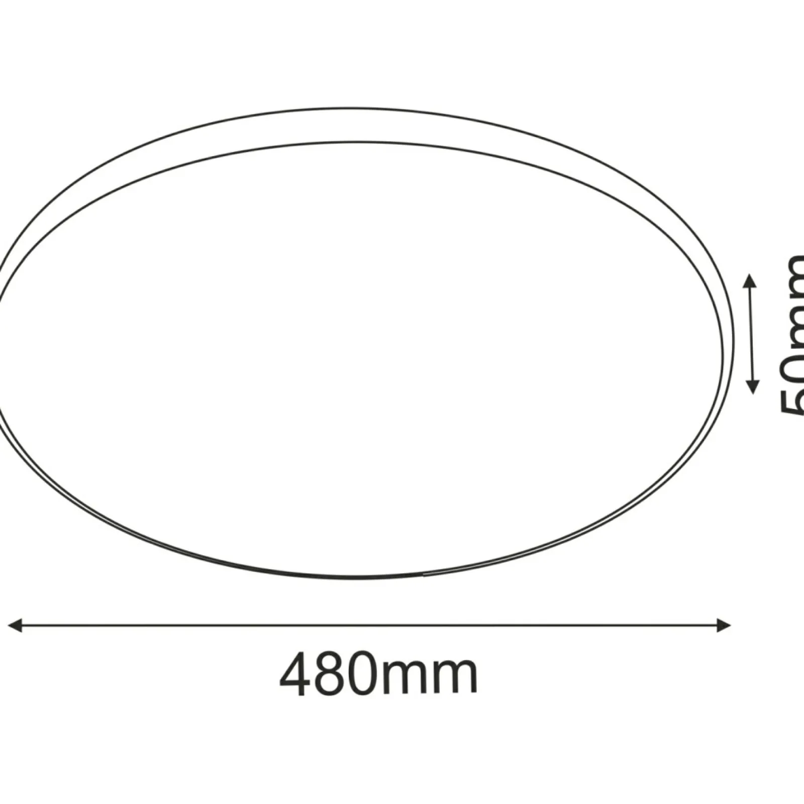 Sklep Kaja Ledowy, duży plafon do salonu ⌀48cm 4000K ANT 1067 IKA | Kaja* Lampy Do Łazienki | Plafony Klasyczne