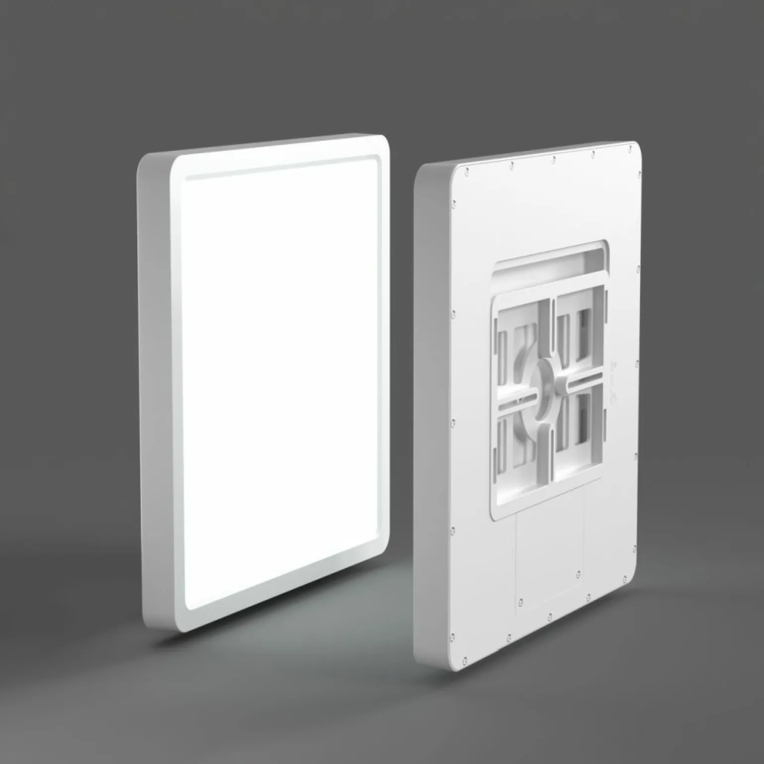 Discount Ledowy kwadrat na zwisach 45x45 PND-83625-450S-45W-WH BASTIA | Kaja Żyrandole Nowoczesne