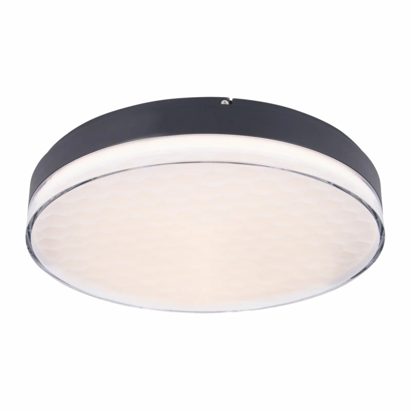 Sklep Kaja Ledowy plafon ⌀48cm na czarnej podstawie MX C0218 SEKKO | Kaja* Lampy Led | Plafony Nowoczesne