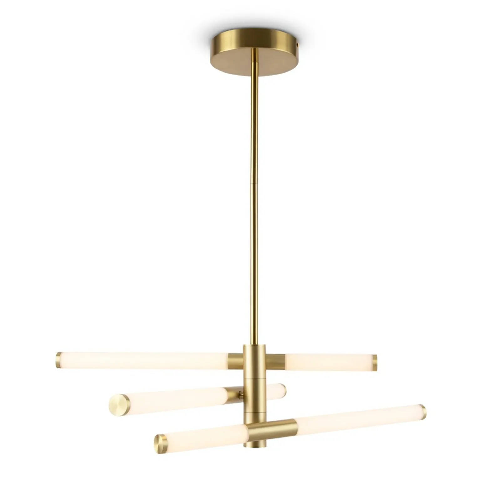 Outlet Ledowy żyrandol z obrotowymi ramionami MOD106PL-L28G3K z serii AXIS Żyrandole Nowoczesne