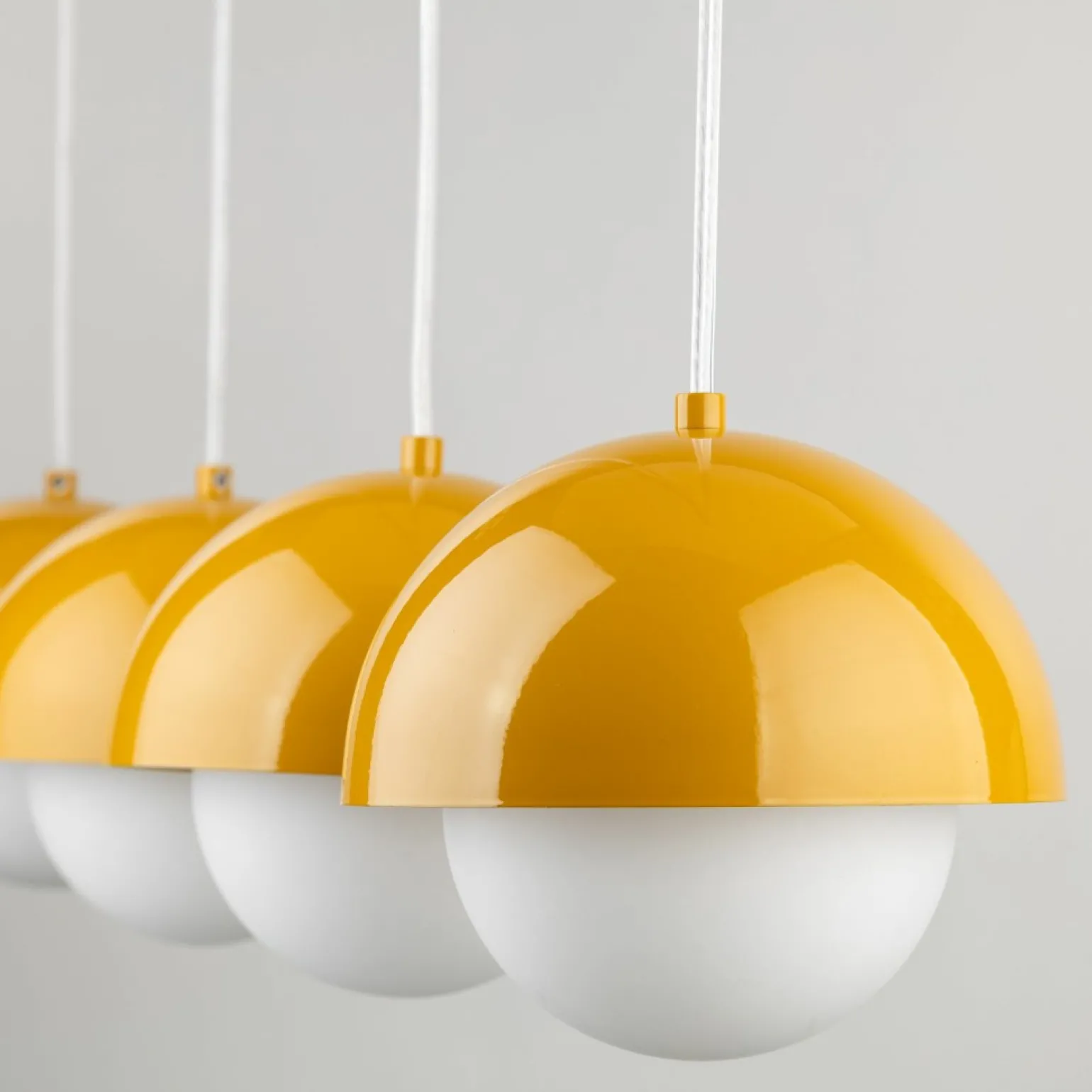 Fashion Liniowa, kolorowa lampa wisząca TK 10267 BONO OCHRA | Kaja Oświetlenie Żyrandole Nowoczesne