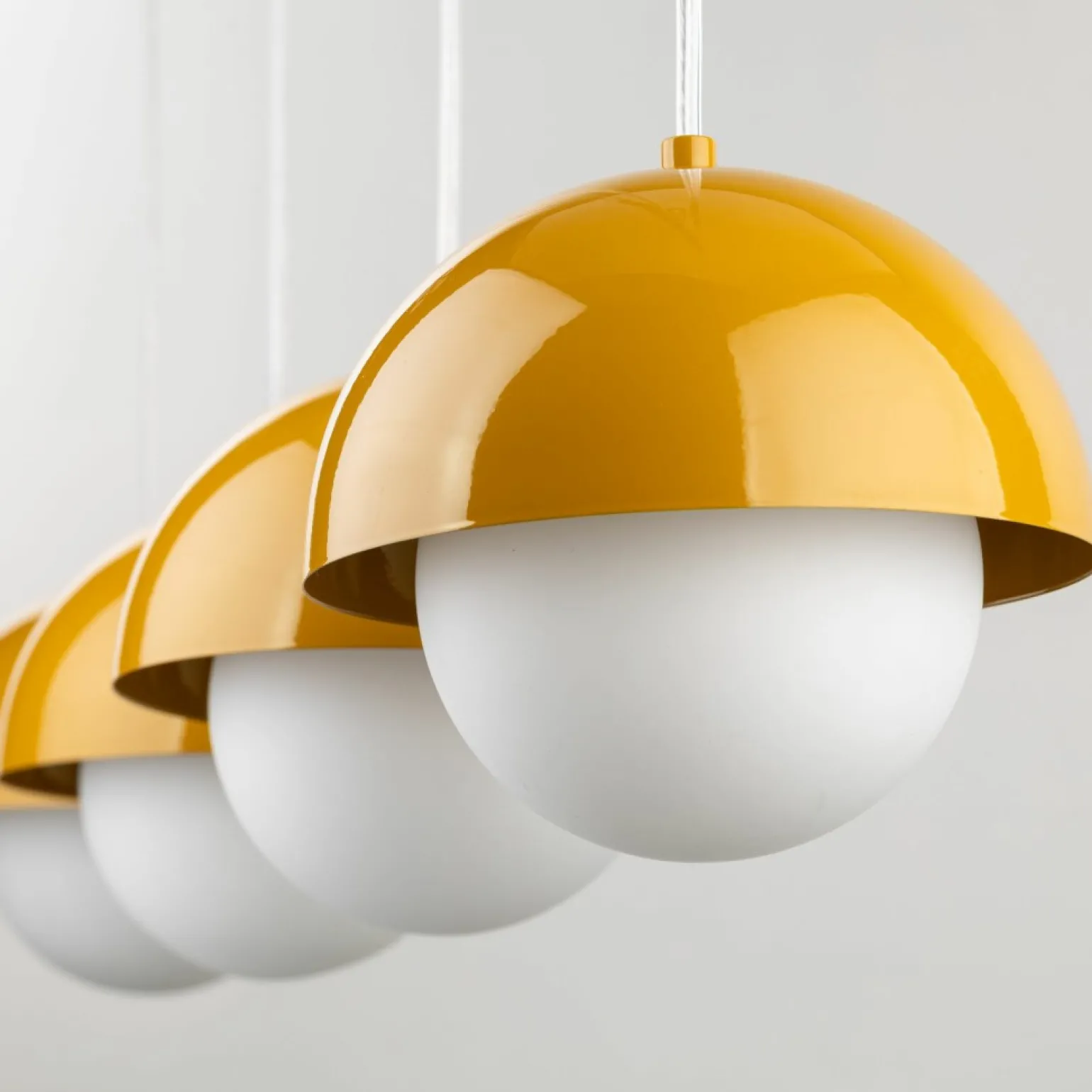 Fashion Liniowa, kolorowa lampa wisząca TK 10267 BONO OCHRA | Kaja Oświetlenie Żyrandole Nowoczesne