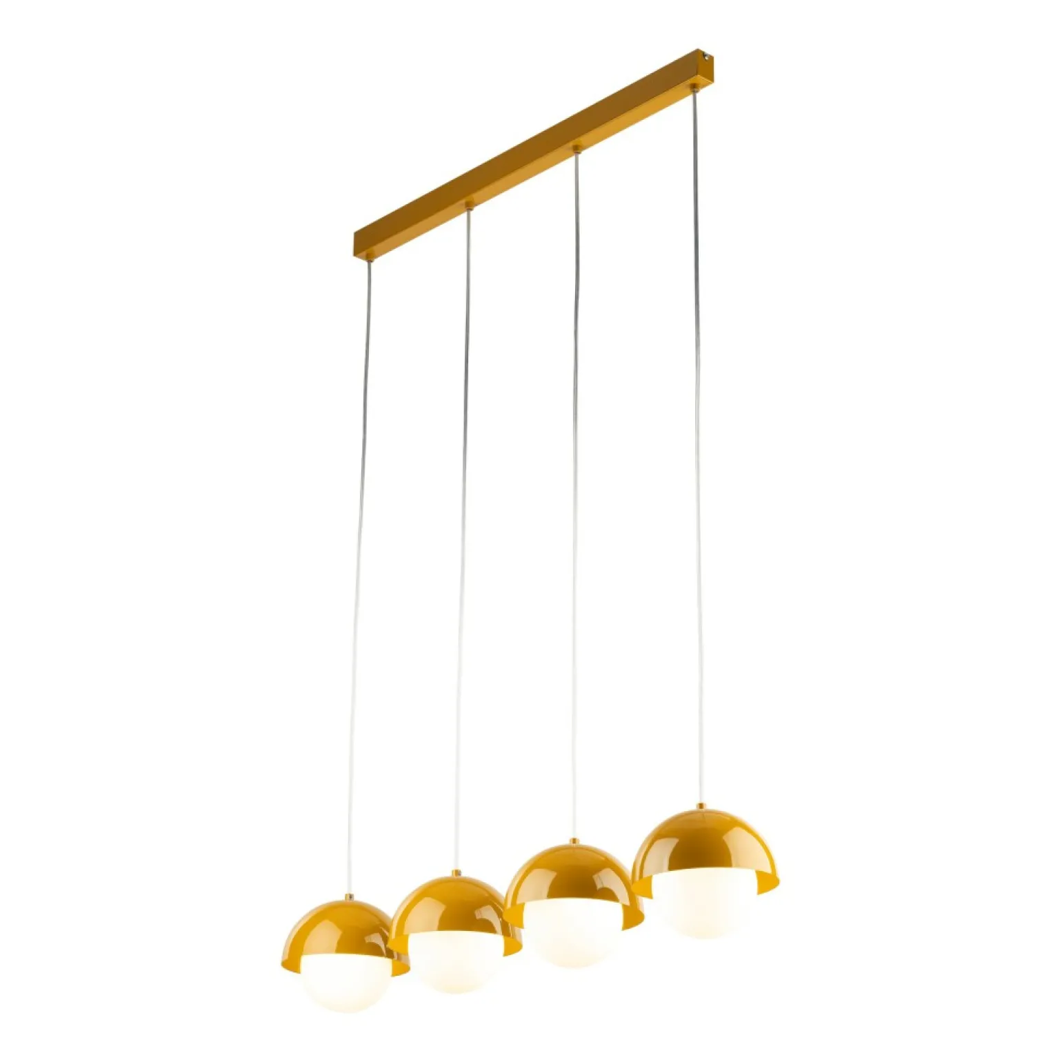 Fashion Liniowa, kolorowa lampa wisząca TK 10267 BONO OCHRA | Kaja Oświetlenie Żyrandole Nowoczesne