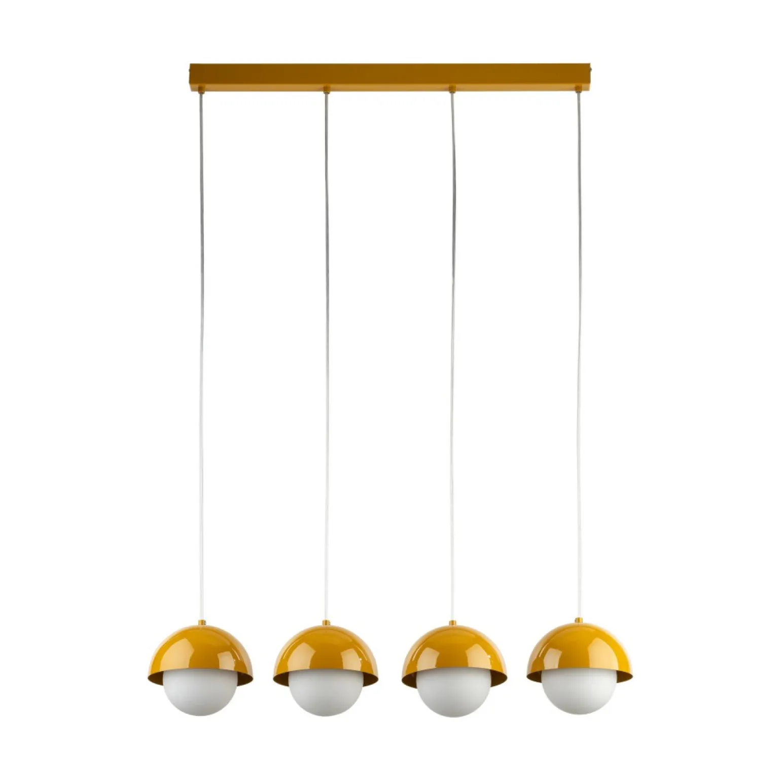 Fashion Liniowa, kolorowa lampa wisząca TK 10267 BONO OCHRA | Kaja Oświetlenie Żyrandole Nowoczesne