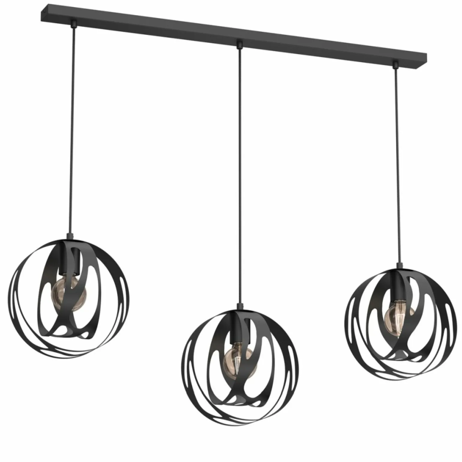 Best Sale Liniowa lampa wisząca z ozdobnymi abażurami LX 4859 AGAVA | Kaja Żyrandole Nowoczesne