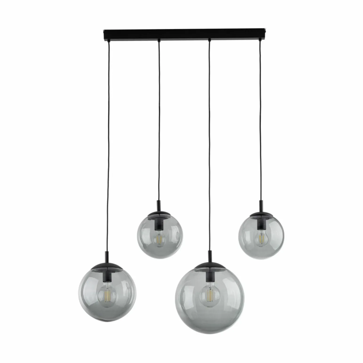 Best Sale Listwa sufitowa z ciemnymi kloszami TK 5381 ESME GRAPHITE | Kaja Żyrandole Nowoczesne