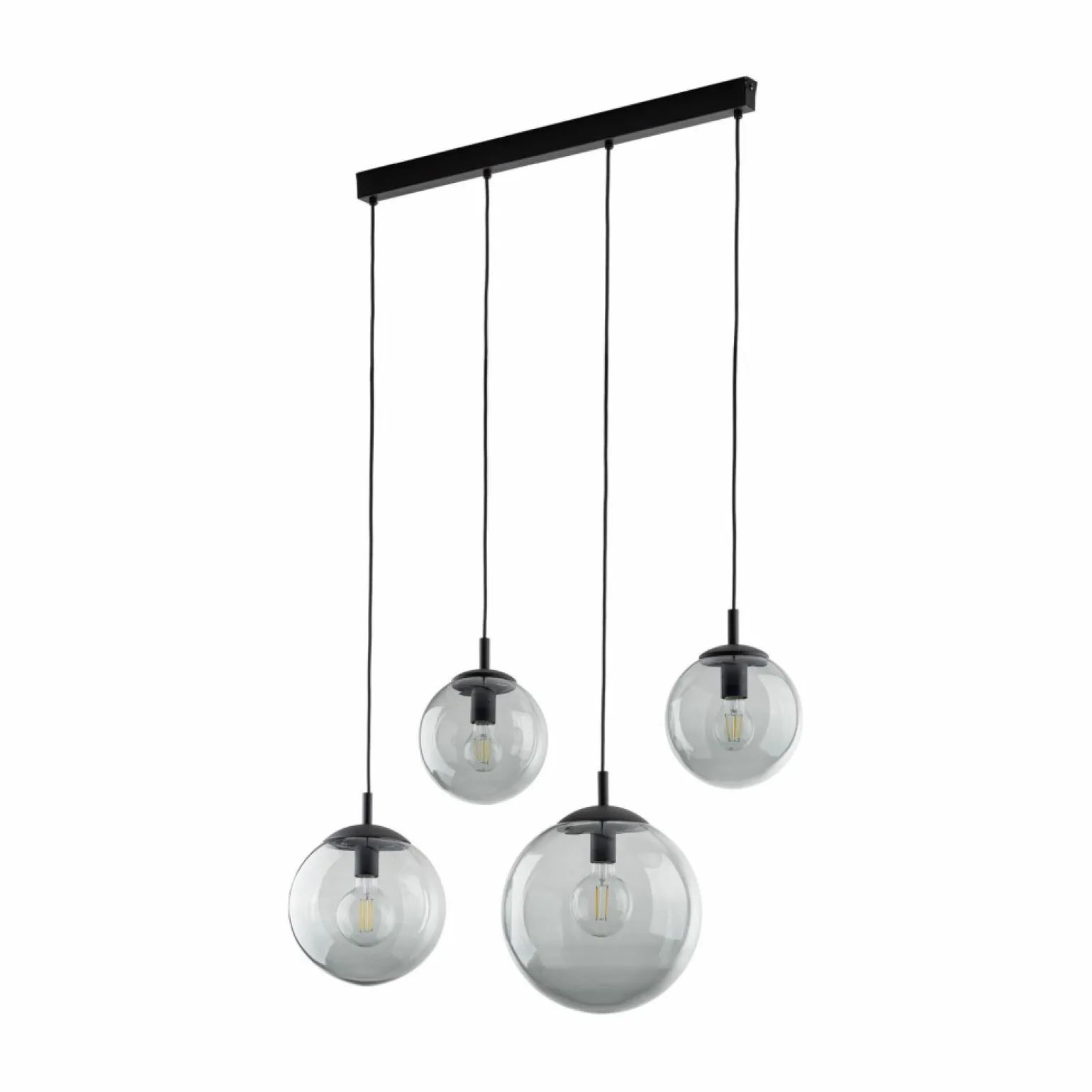 Best Sale Listwa sufitowa z ciemnymi kloszami TK 5381 ESME GRAPHITE | Kaja Żyrandole Nowoczesne