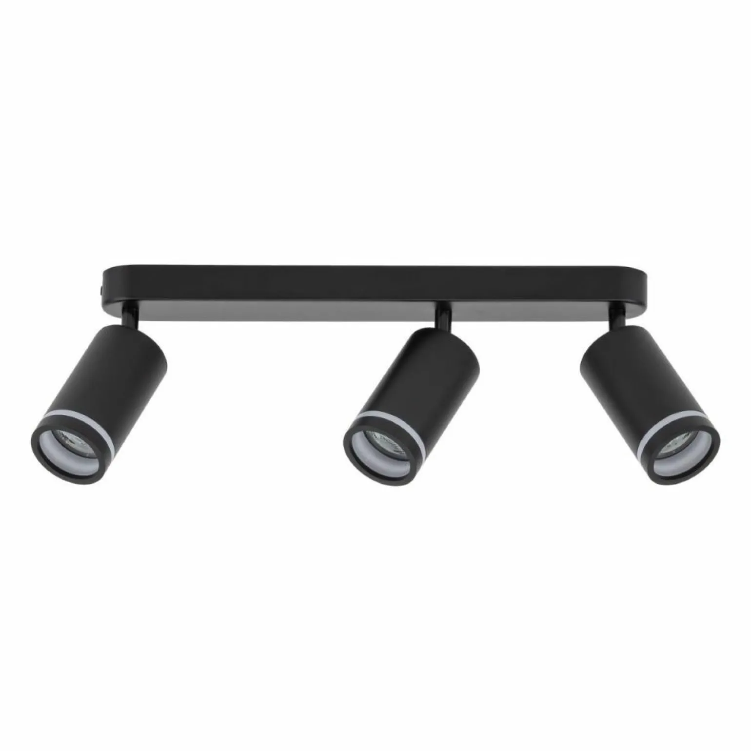 Hot Listwa sufitowa z regulowanymi reflektorami TK 6914 JET BLACK | Kaja Żyrandole Nowoczesne