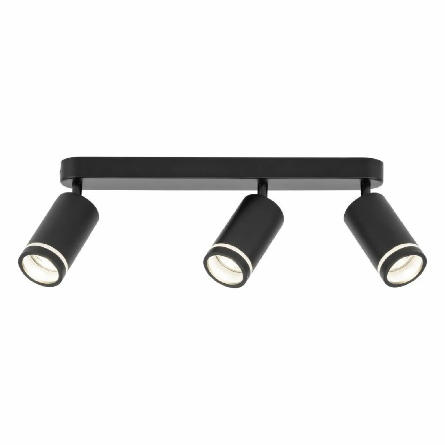 Hot Listwa sufitowa z regulowanymi reflektorami TK 6914 JET BLACK | Kaja Żyrandole Nowoczesne