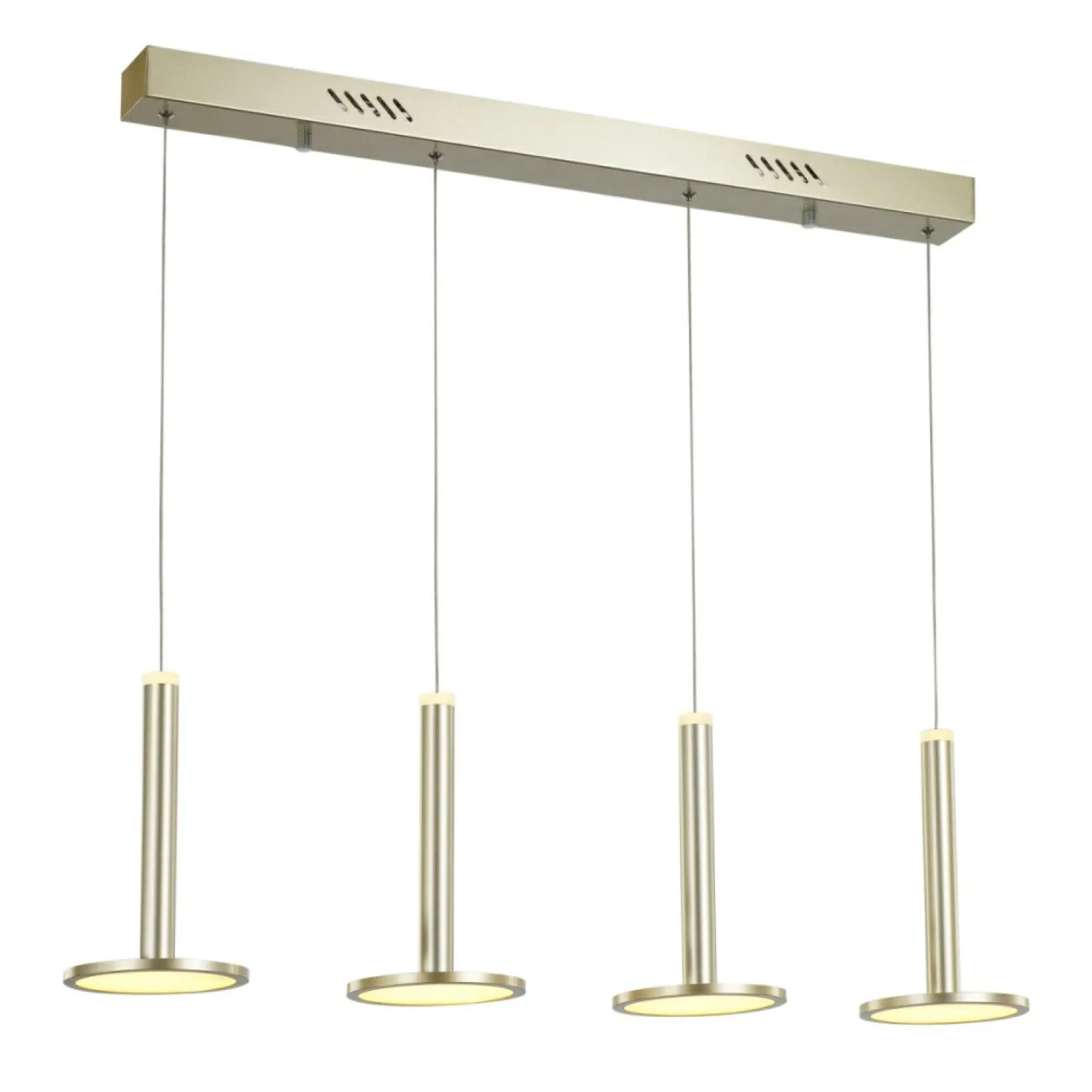 Shop Listwa z ledowymi zwisami MD17033012-4B GOLD OLIVER | Kaja Oświetlenie Żyrandole Nowoczesne