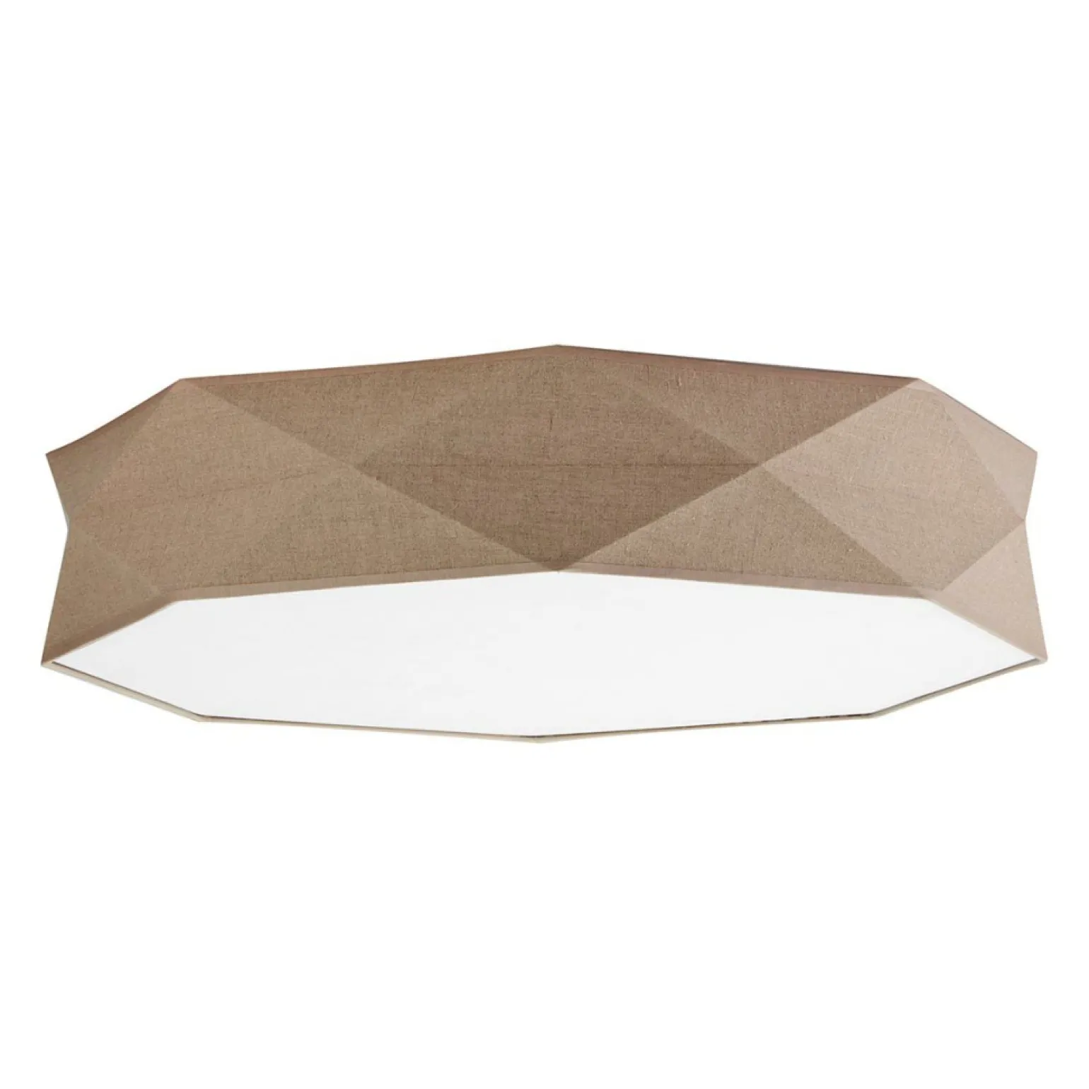 Outlet Lniana lampa sufitowa z kloszem 80 cm TK 6196 KANTOOR | Kaja Żyrandole Nowoczesne