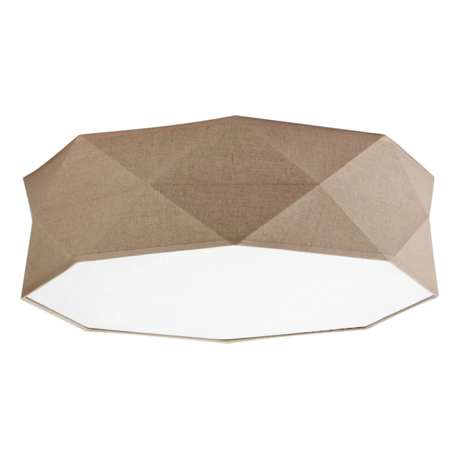 Sale Lniana lampa sufitowa z kloszem 60 cm TK 6195 KANTOOR | Kaja Żyrandole Nowoczesne